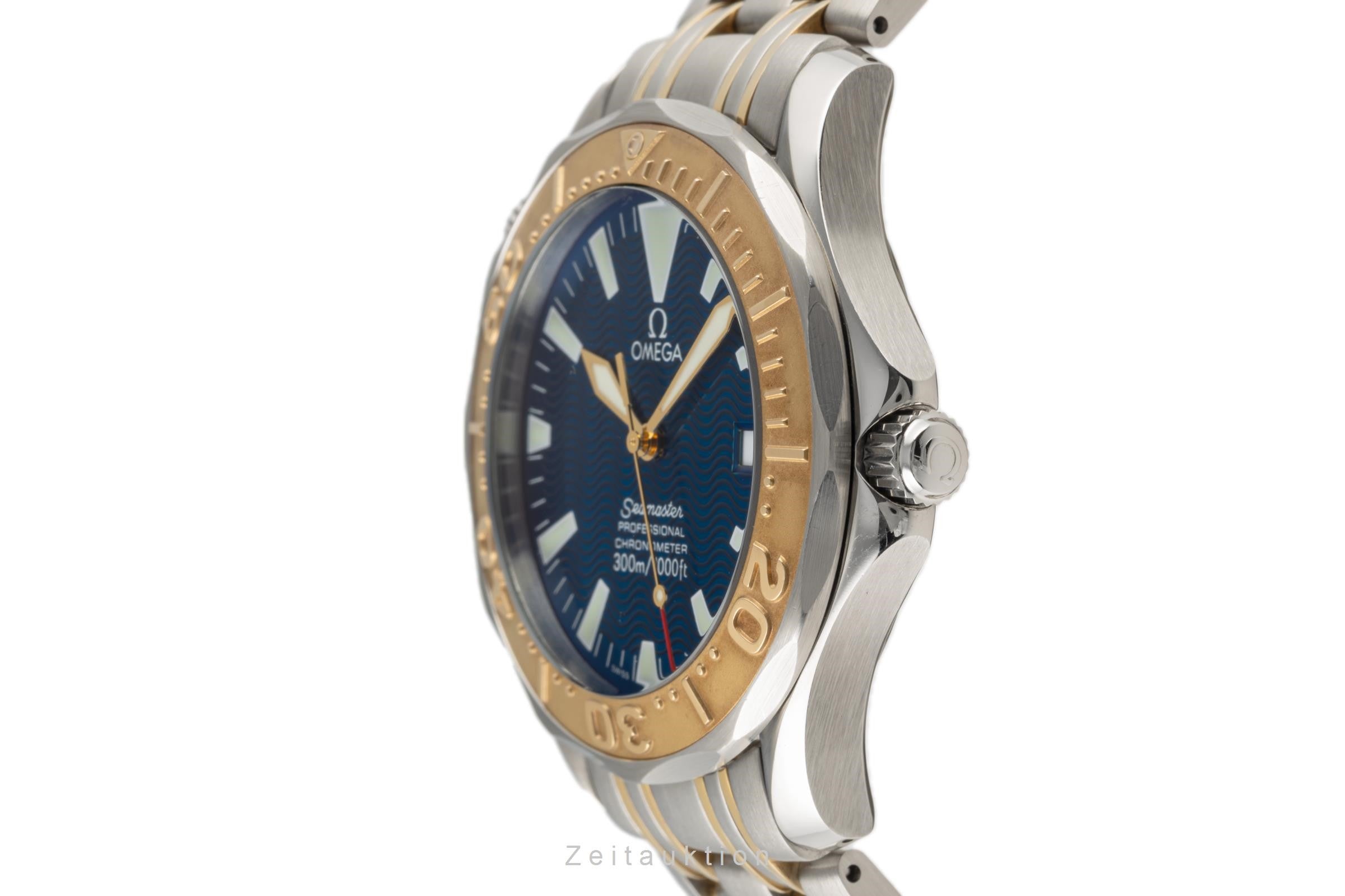 Omega Seamaster acier / or  automatique montre pour hommes 2455.80.00, 168.1640 LP: 13400EUR  [2303981]