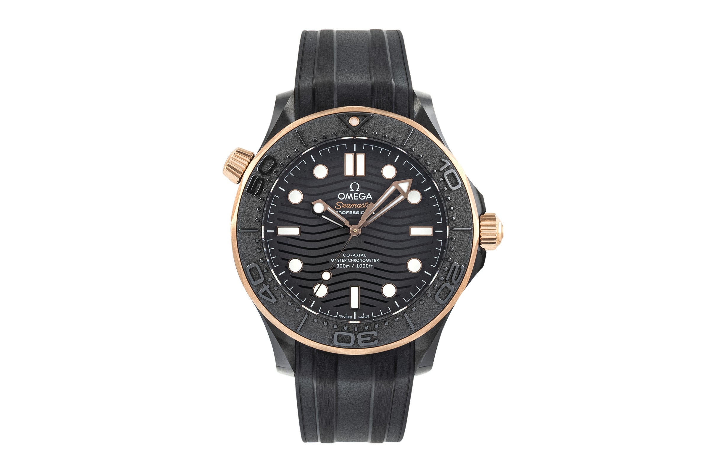 Omega Seamaster ceramic / gold automatic men's watch 210.62.44.20.01.001 LP: 13800EUR  [2304006]