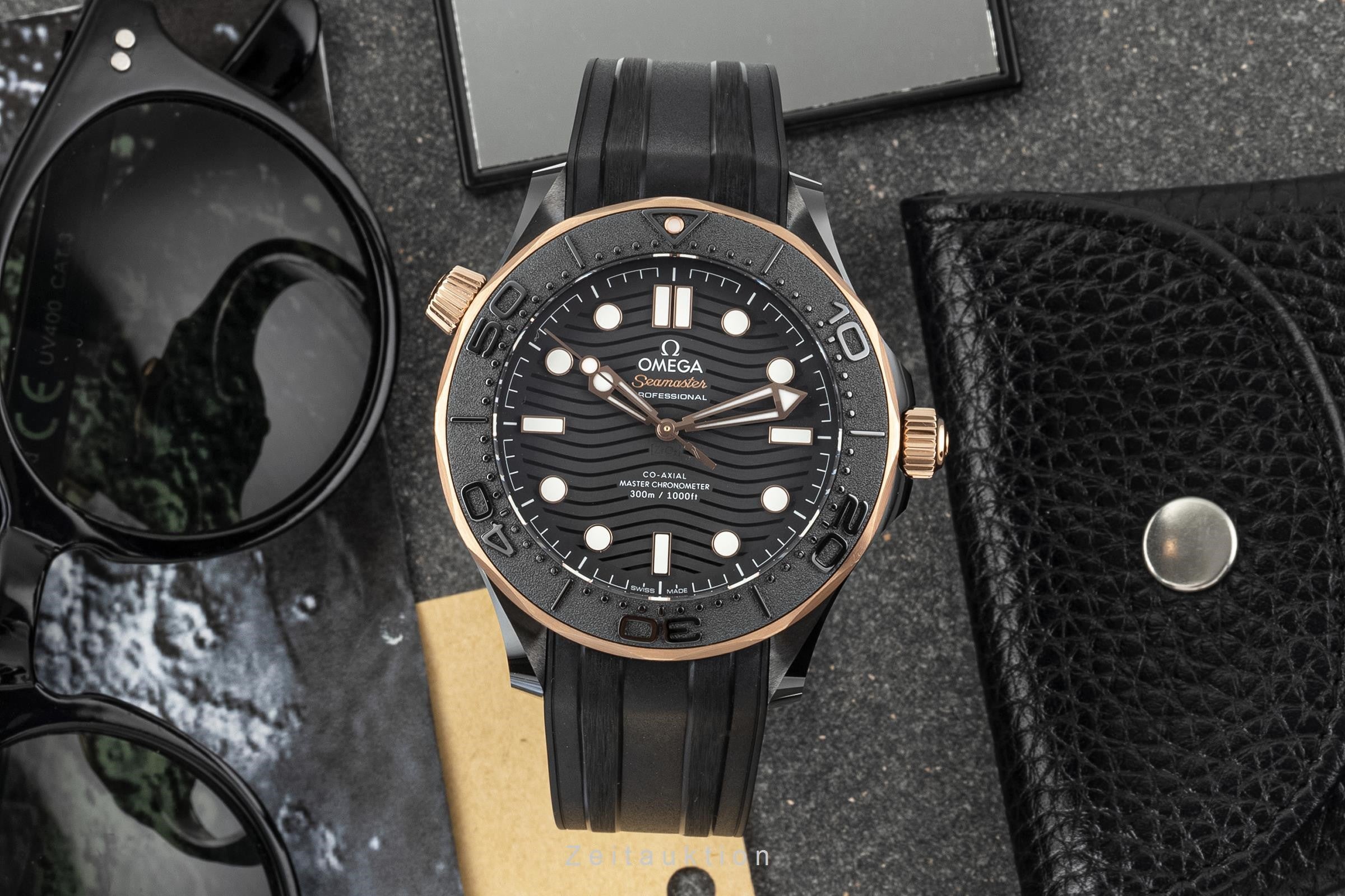 Omega Seamaster ceramic / gold automatic men's watch 210.62.44.20.01.001 LP: 13800EUR  [2304006]