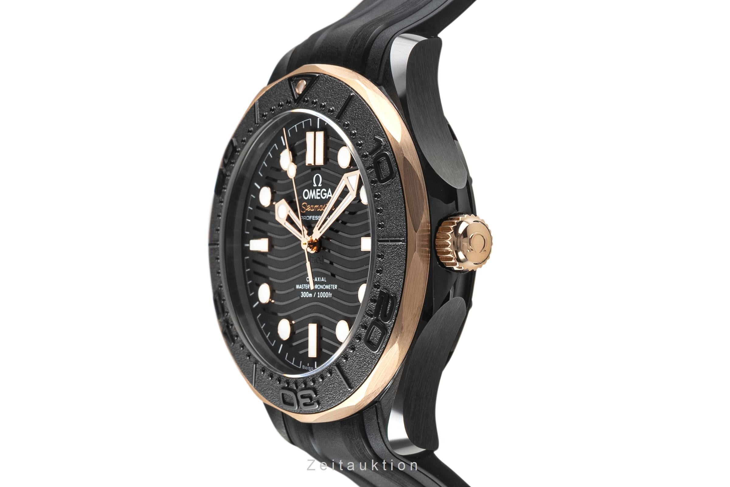 Omega Seamaster ceramic / gold automatic men's watch 210.62.44.20.01.001 LP: 13800EUR  [2304006]