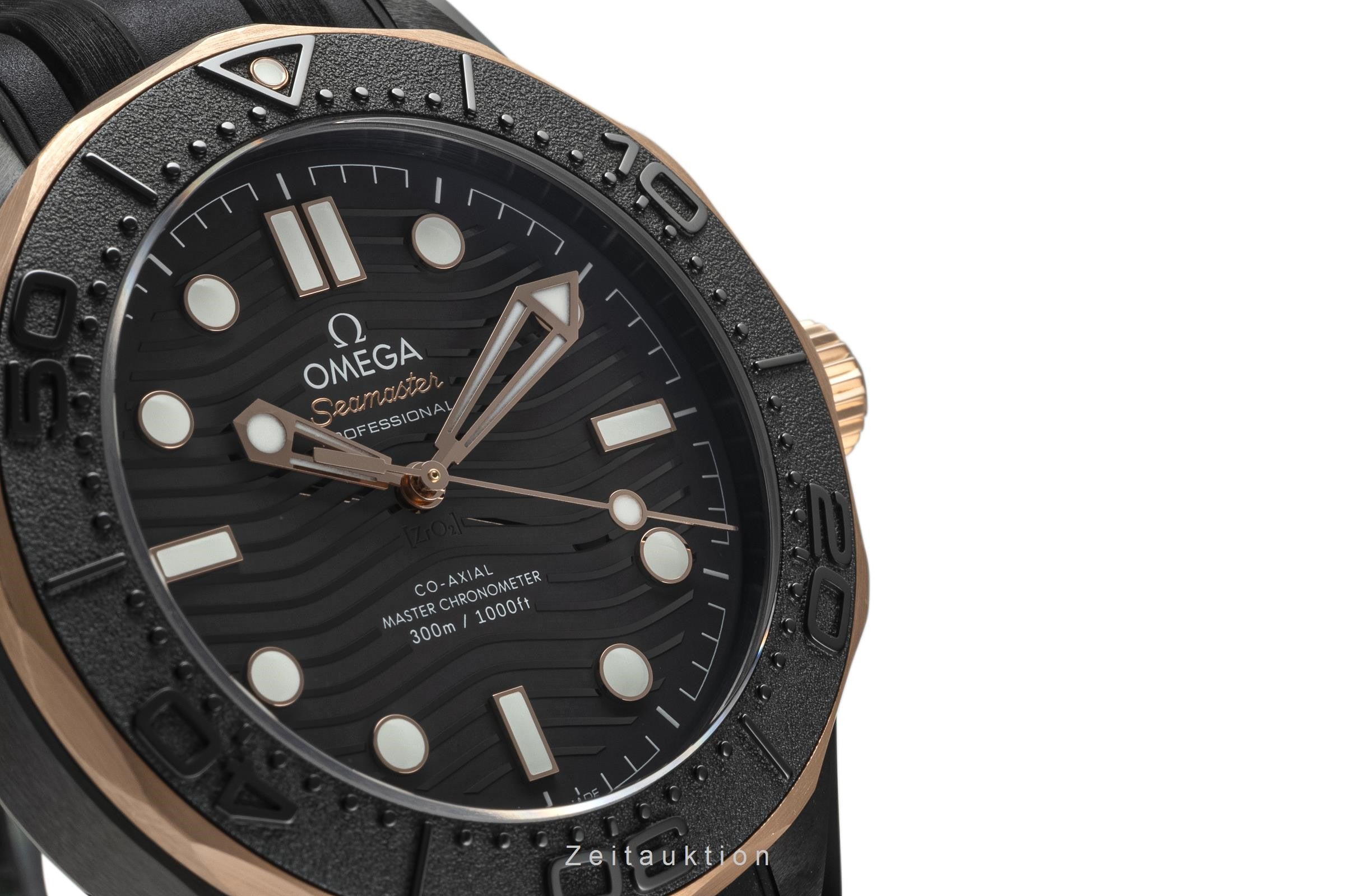 Omega Seamaster ceramic / gold automatic men's watch 210.62.44.20.01.001 LP: 13800EUR  [2304006]