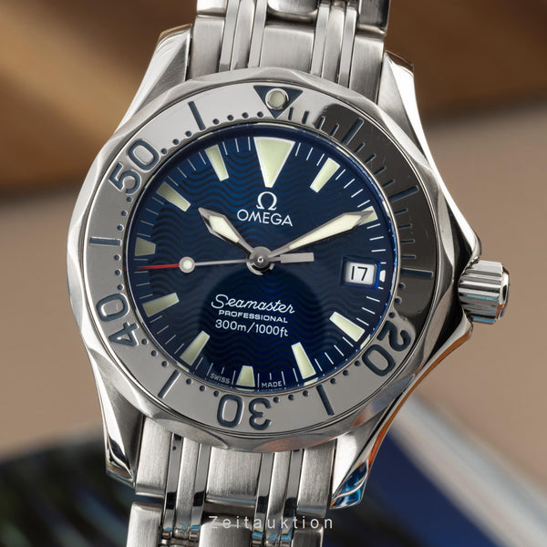 Omega Seamaster acier quartz montre pour femmes 596.1640, 2584.80.00  [2304014]