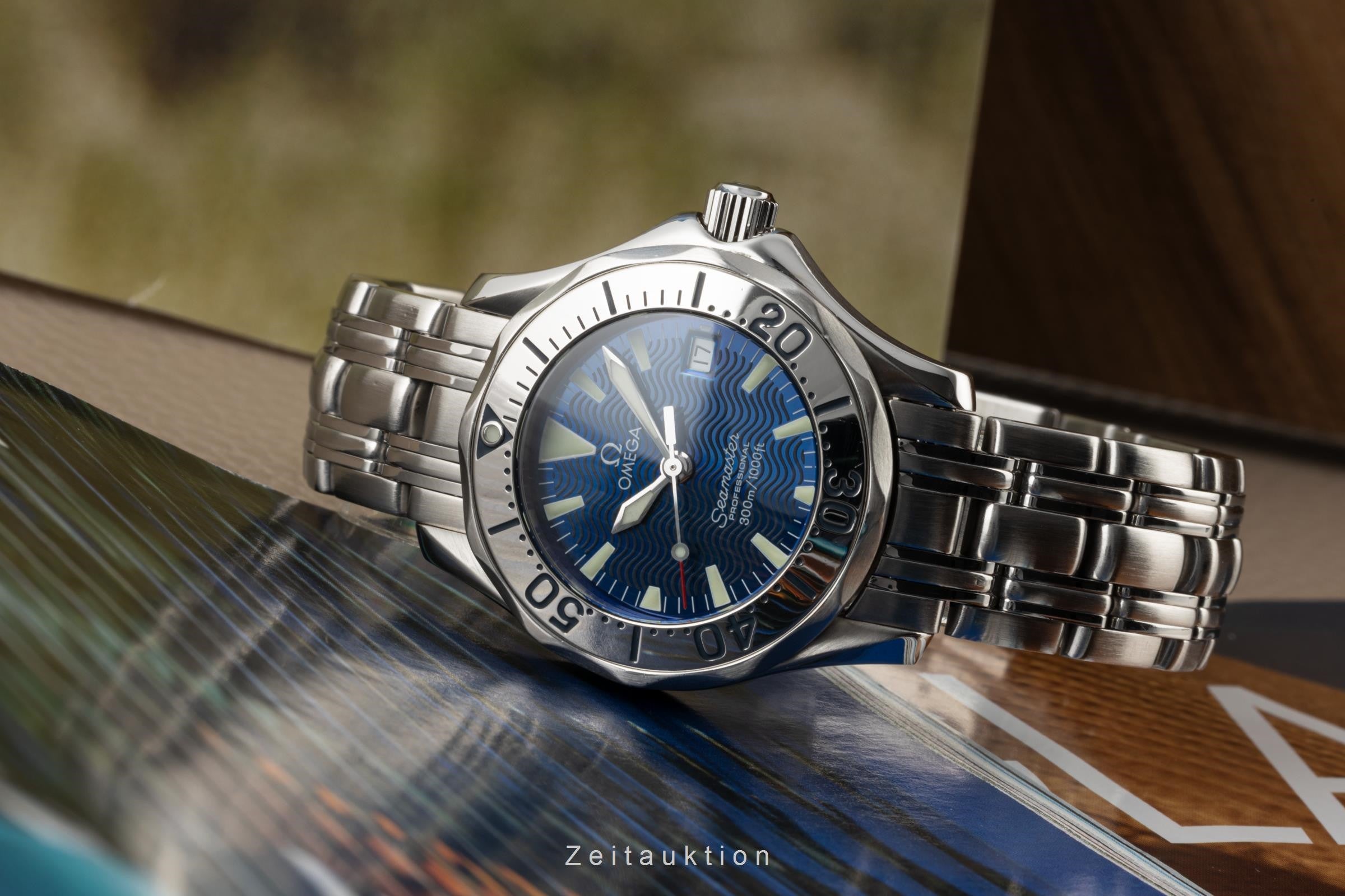 Omega Seamaster acier quartz montre pour femmes 596.1640, 2584.80.00  [2304014]