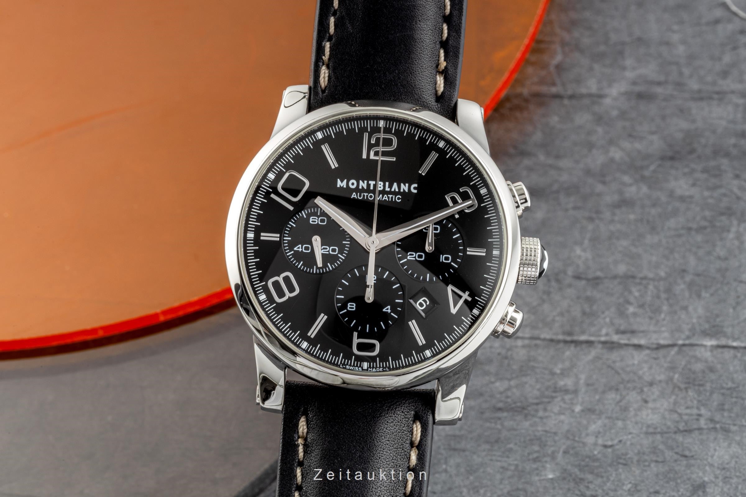 MONTBLANC OROLOGIO TIMEWALKER DATE AUTOMATIC 116061 Montblanc Timewalker chronograph steel automatic Kal. 4810.502 Ref