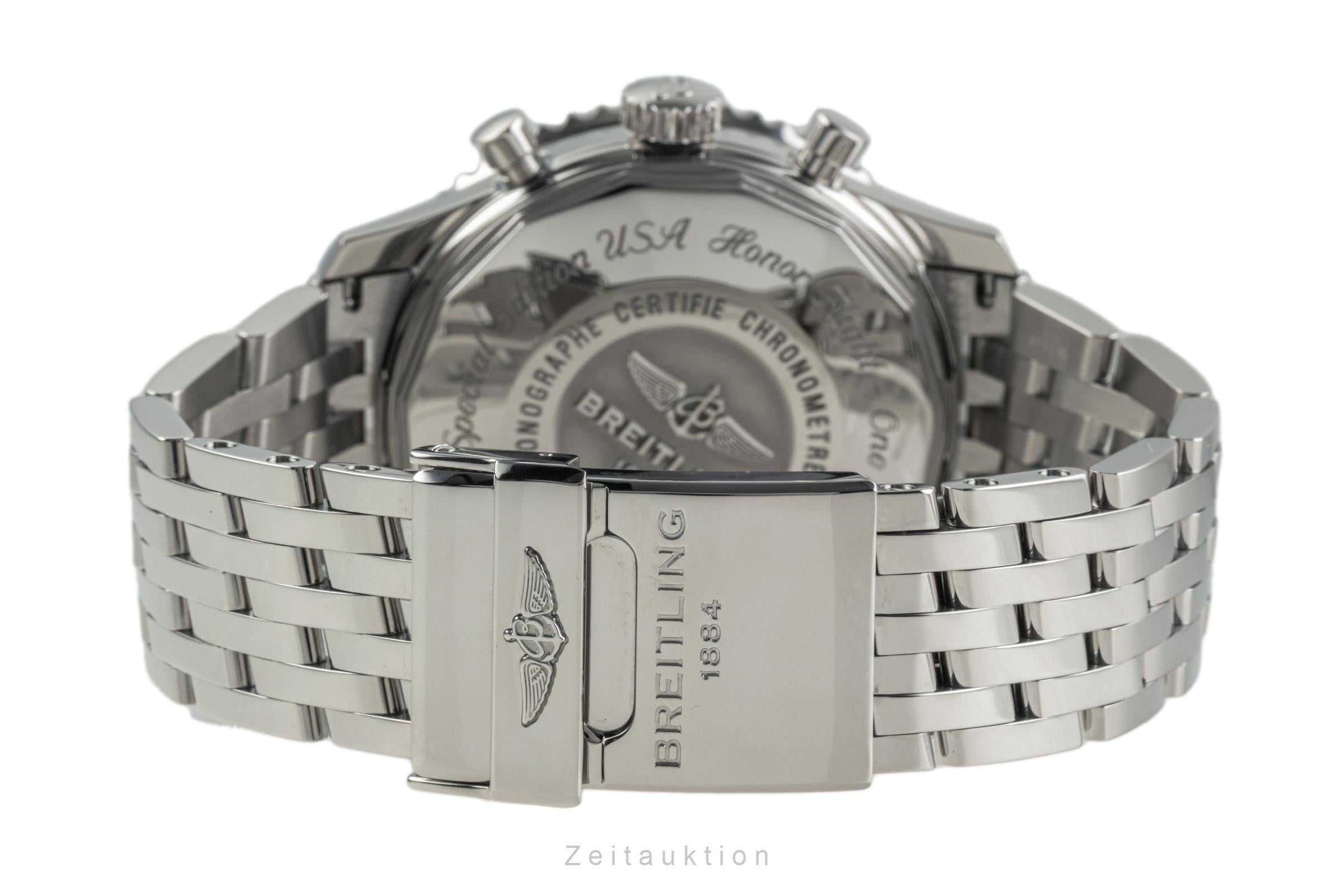 Breitling Navitimer 01 Honor Flight Chronograph Blue Dial Stahl Automatik AB0120 [2304039]