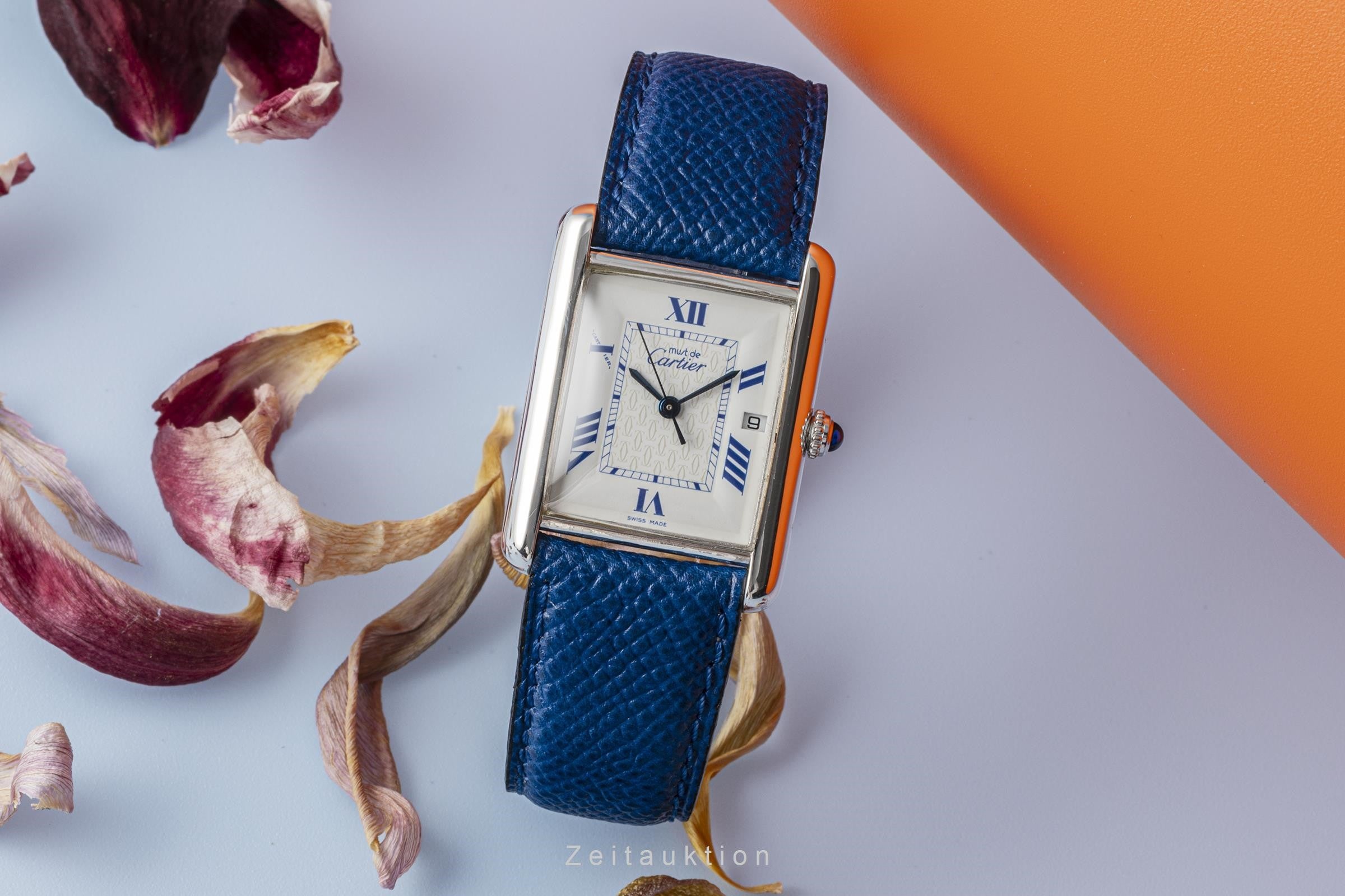 Cartier Tank silver quartz unisex 2414, W1014154  [2304070]