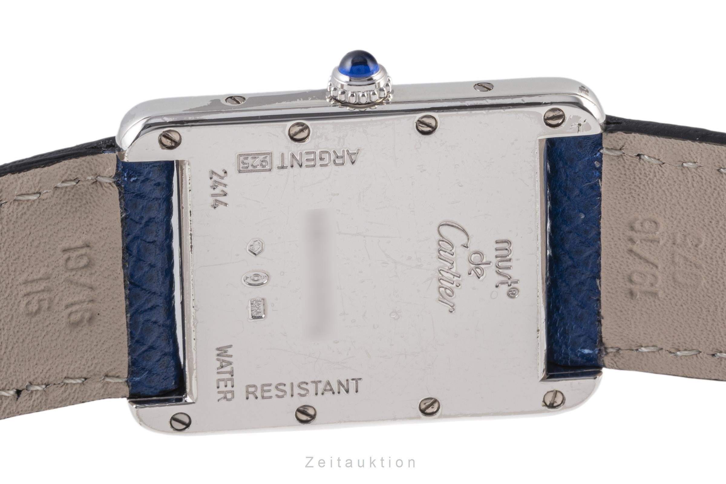 Cartier Tank silver quartz unisex 2414, W1014154  [2304070]