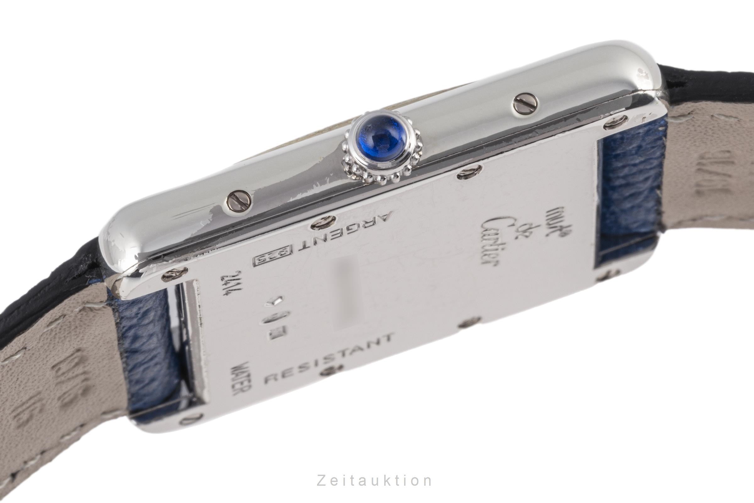 Cartier Tank silver quartz unisex 2414, W1014154  [2304070]