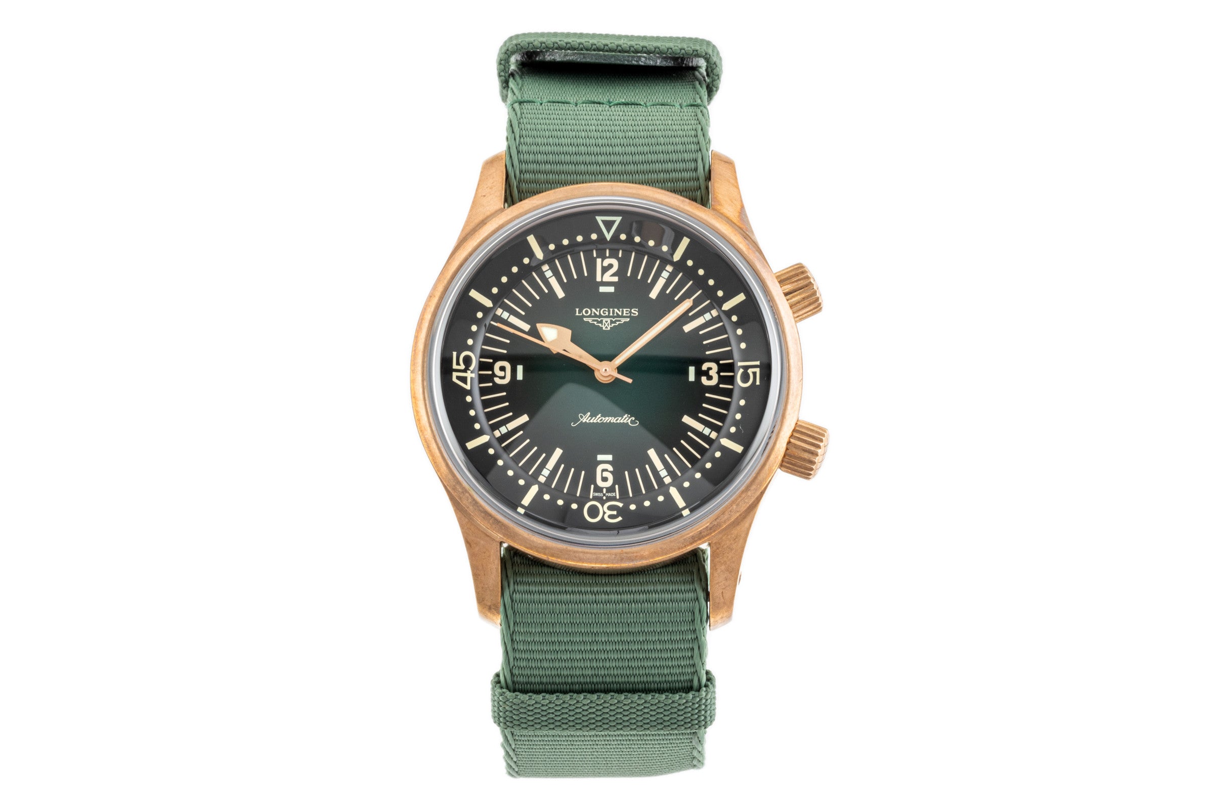 Longines Legend Diver bronzo automatismo orologio da uomo L3.774.1 LP: 3400EUR  [2304095]