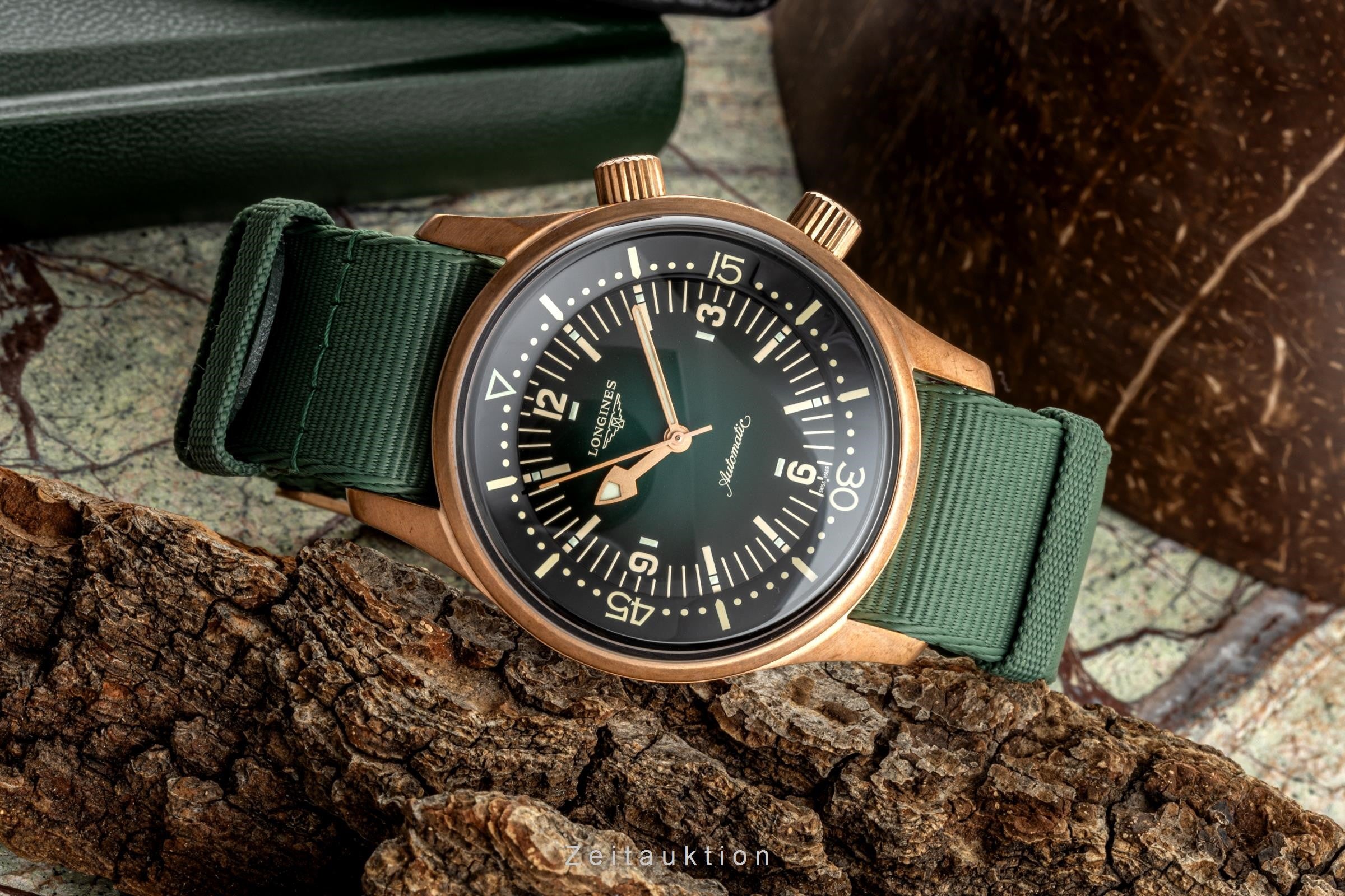 Longines Legend Diver bronzo automatismo orologio da uomo L3.774.1 LP: 3400EUR  [2304095]