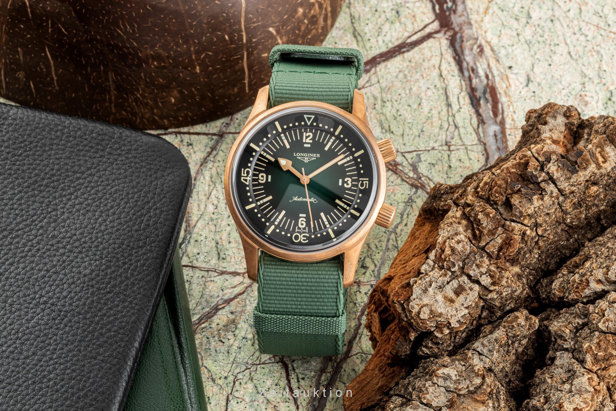 Longines Legend Diver bronzo automatismo orologio da uomo L3.774.1 LP: 3400EUR  [2304095]