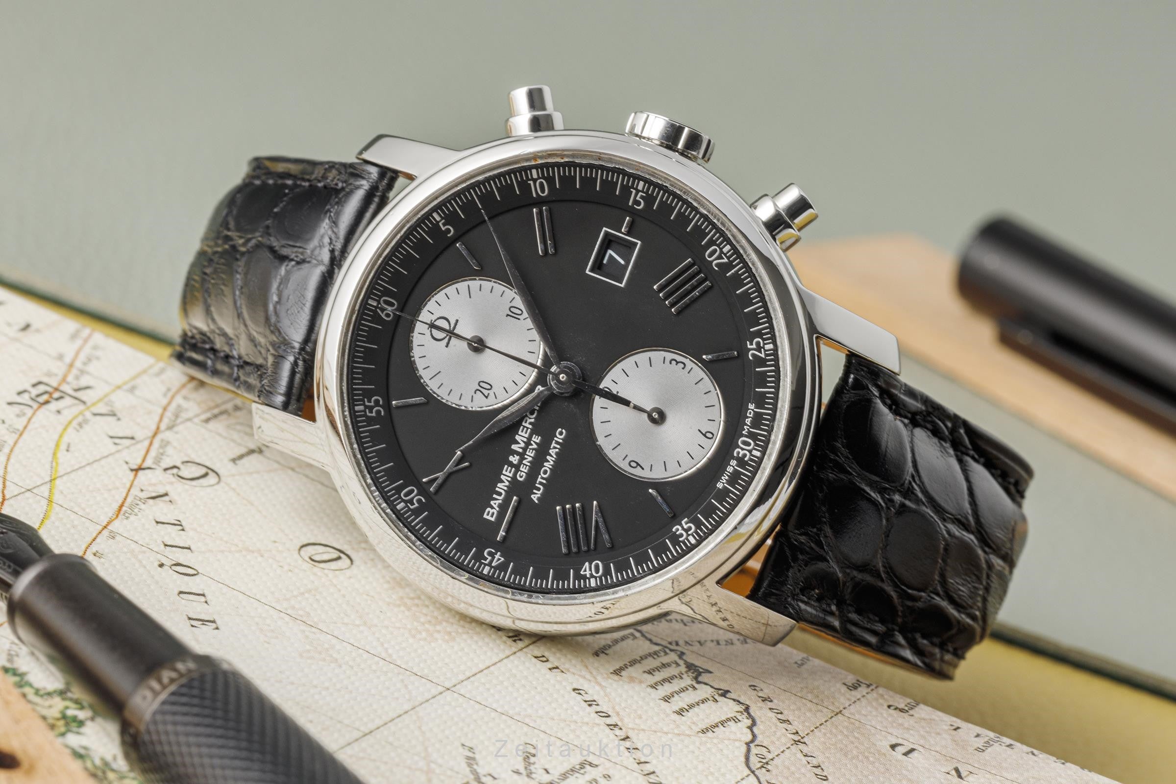BAUME & MERCIER CLASSIMA ジャンク品 Pre-Owned Baume & Mercier Classima Men Watch in Black Colour Dial