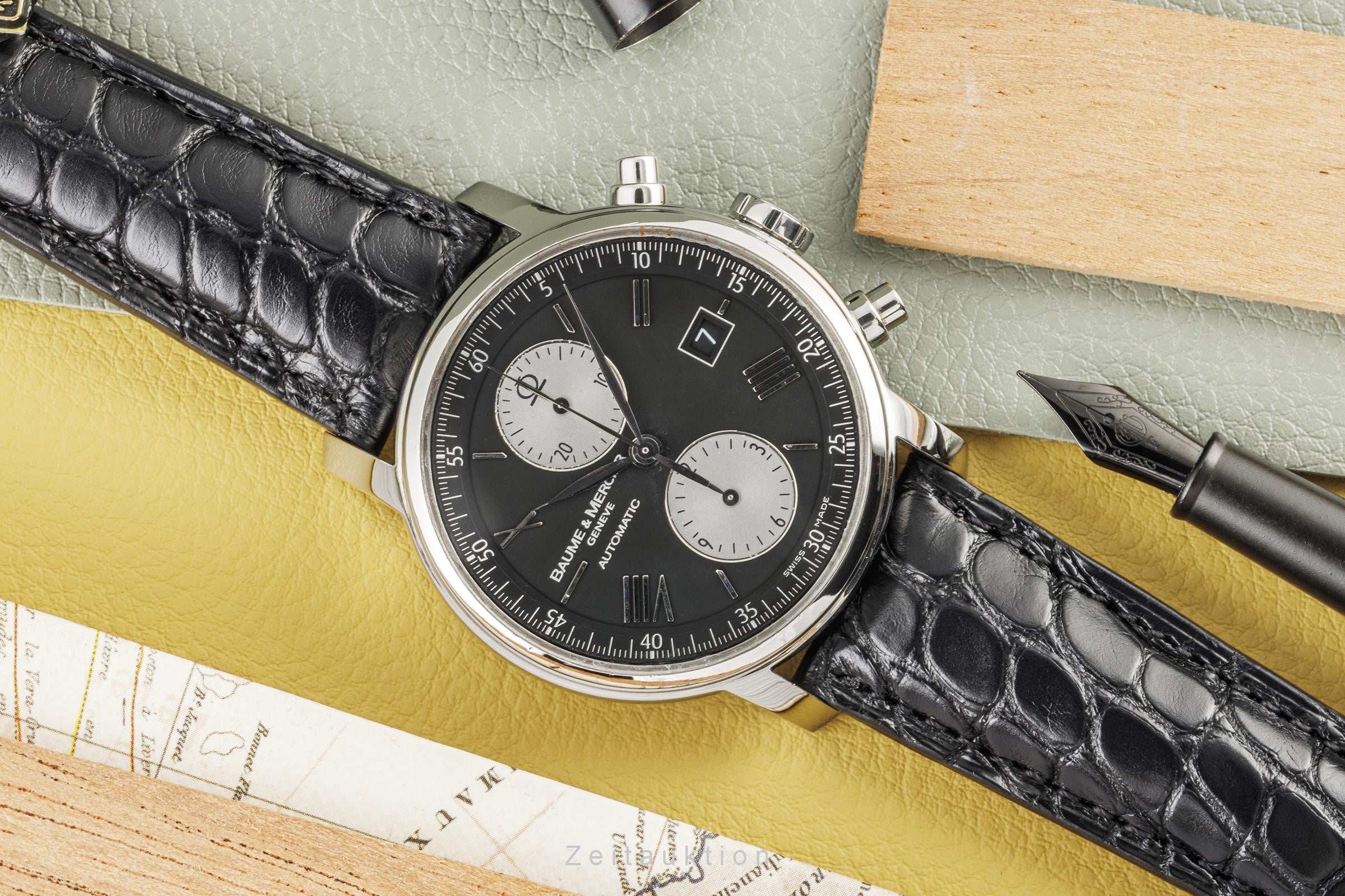 Baume & Mercier Classima chronograph steel automatic men's watch 65591  [2304106]