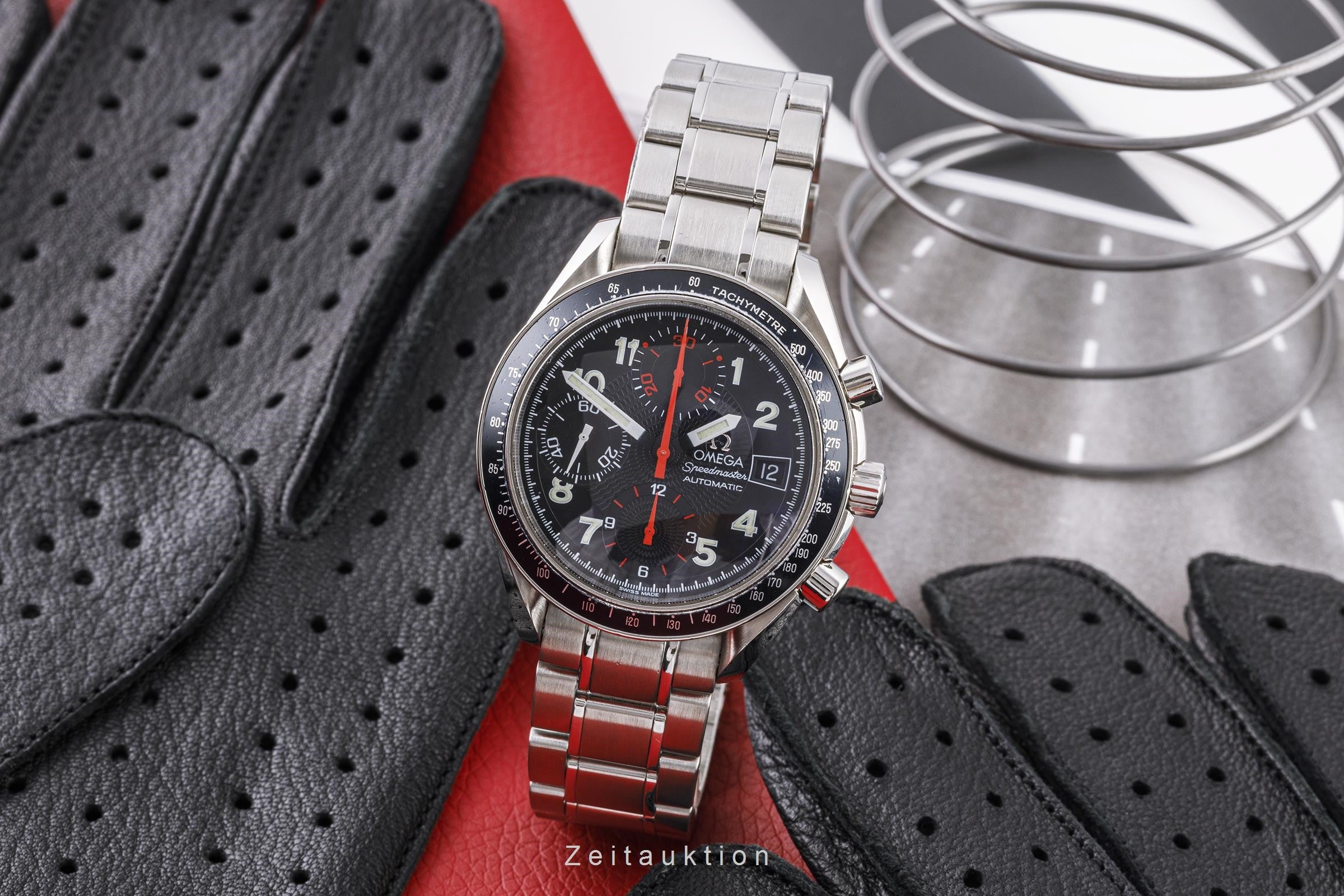 Omega Speedmaster chronograph steel automatic men's watch 175.0083, 375.0083, 3513.53.00 LP: 6100EUR  [2304125]