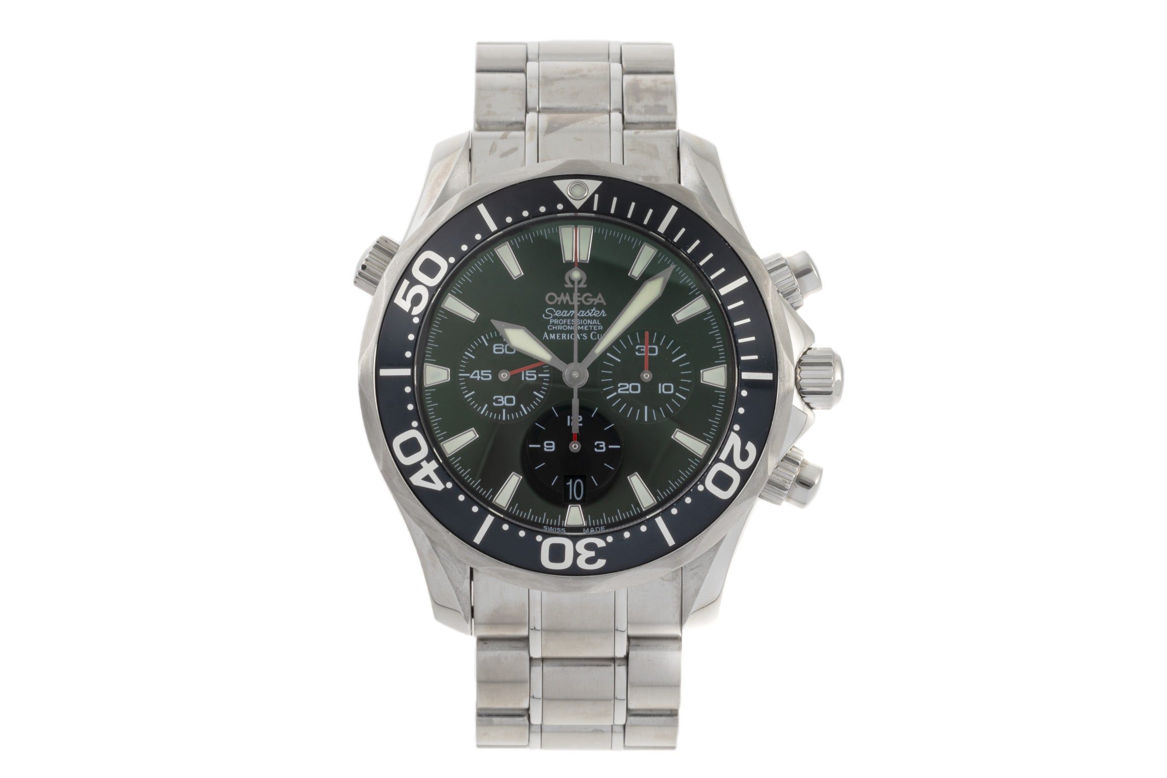 Omega Seamaster cronografo acciaio automatismo orologio da uomo 178.0515, 2594.50.00 LP: 9100EUR  [2304130]