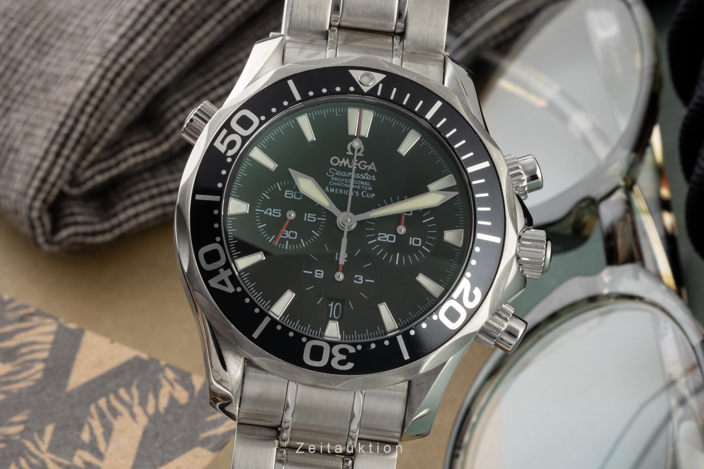 Omega Seamaster chronograph steel automatic men's watch 178.0515, 2594.50.00 LP: 9100EUR  [2304130]