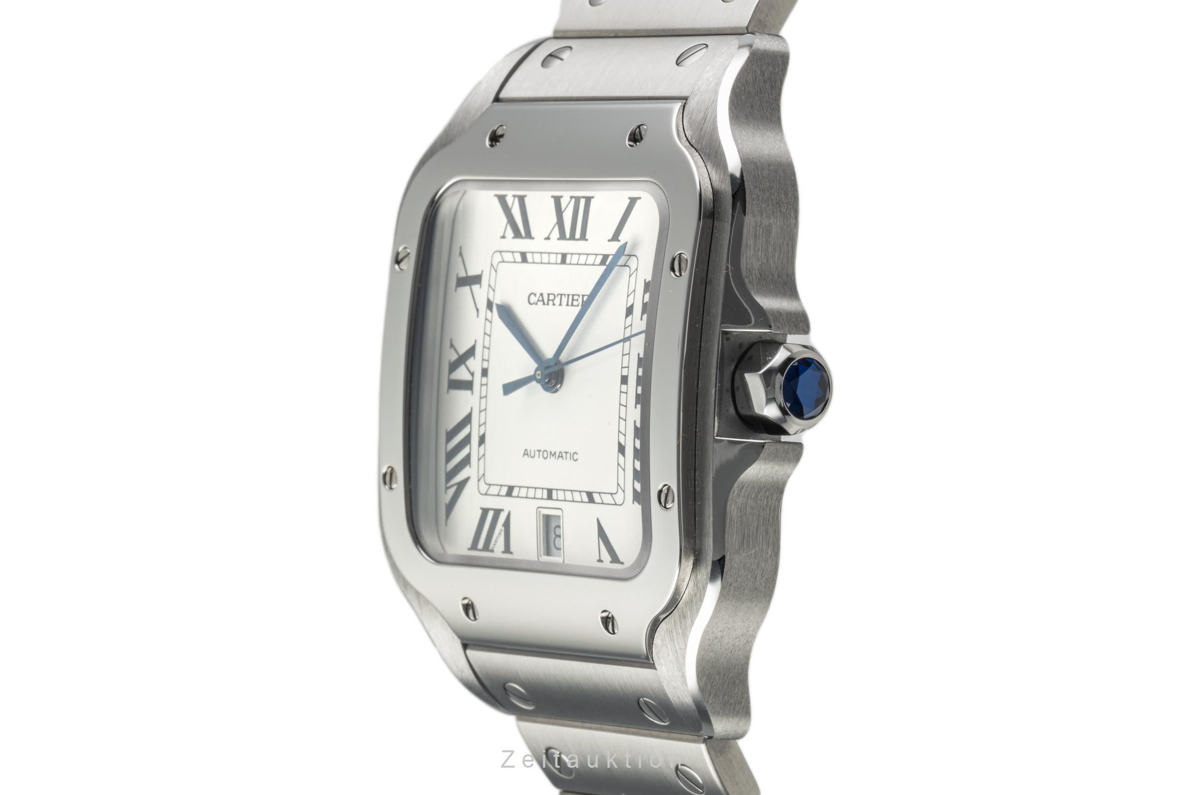 Cartier Santos acciaio automatismo orologio da uomo WSSA0009 LP: 7900EUR  [2304137]
