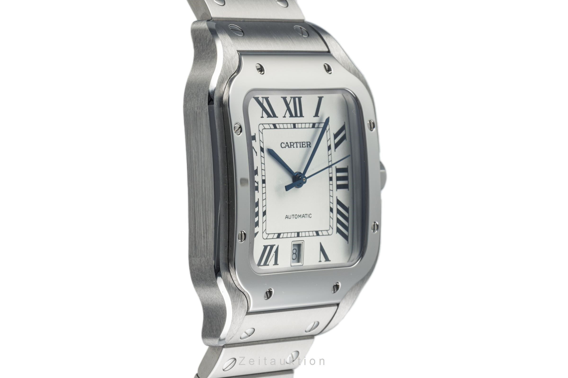 Cartier Santos acciaio automatismo orologio da uomo WSSA0009 LP: 7900EUR  [2304137]