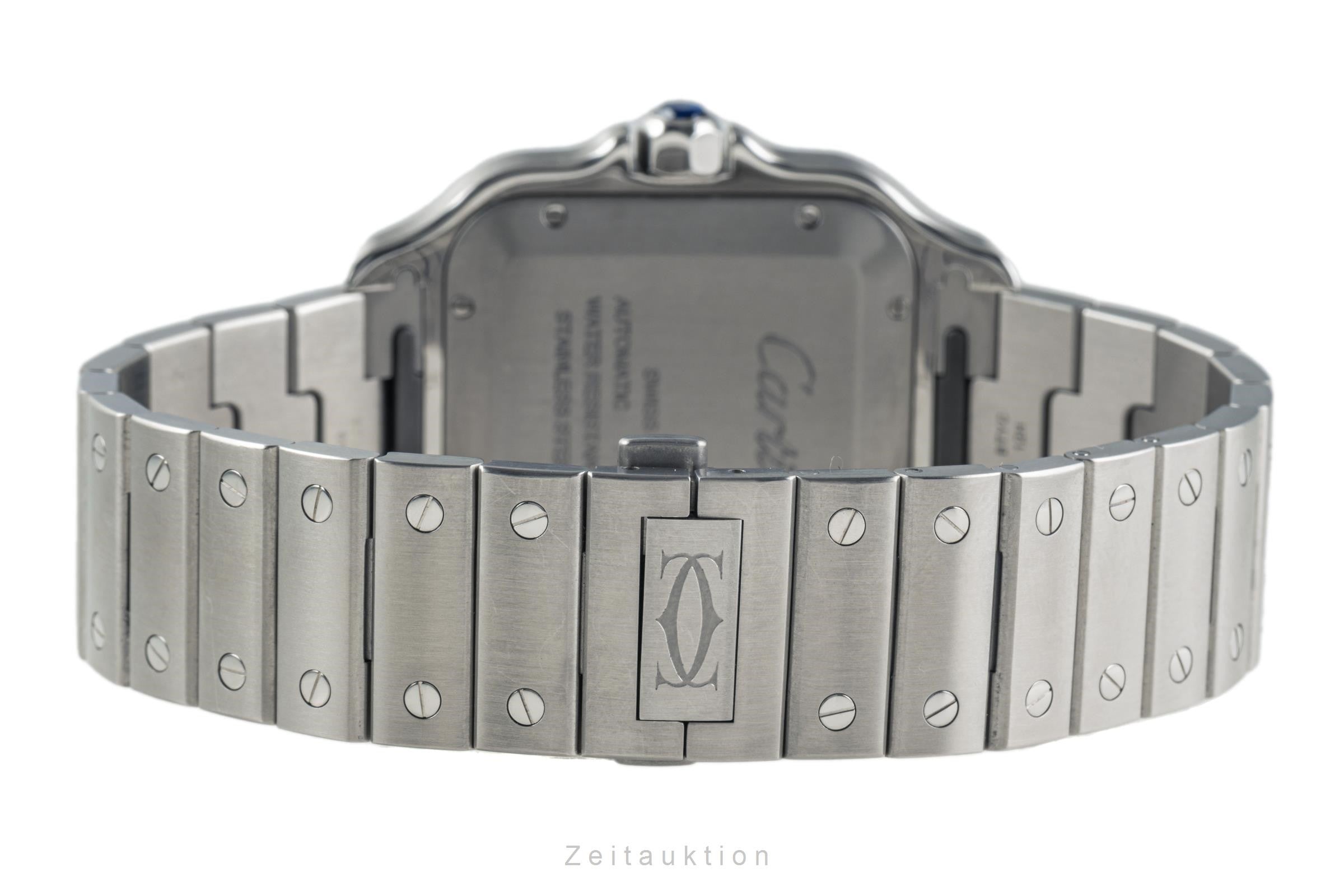 Cartier Santos acciaio automatismo orologio da uomo WSSA0009 LP: 7900EUR  [2304137]