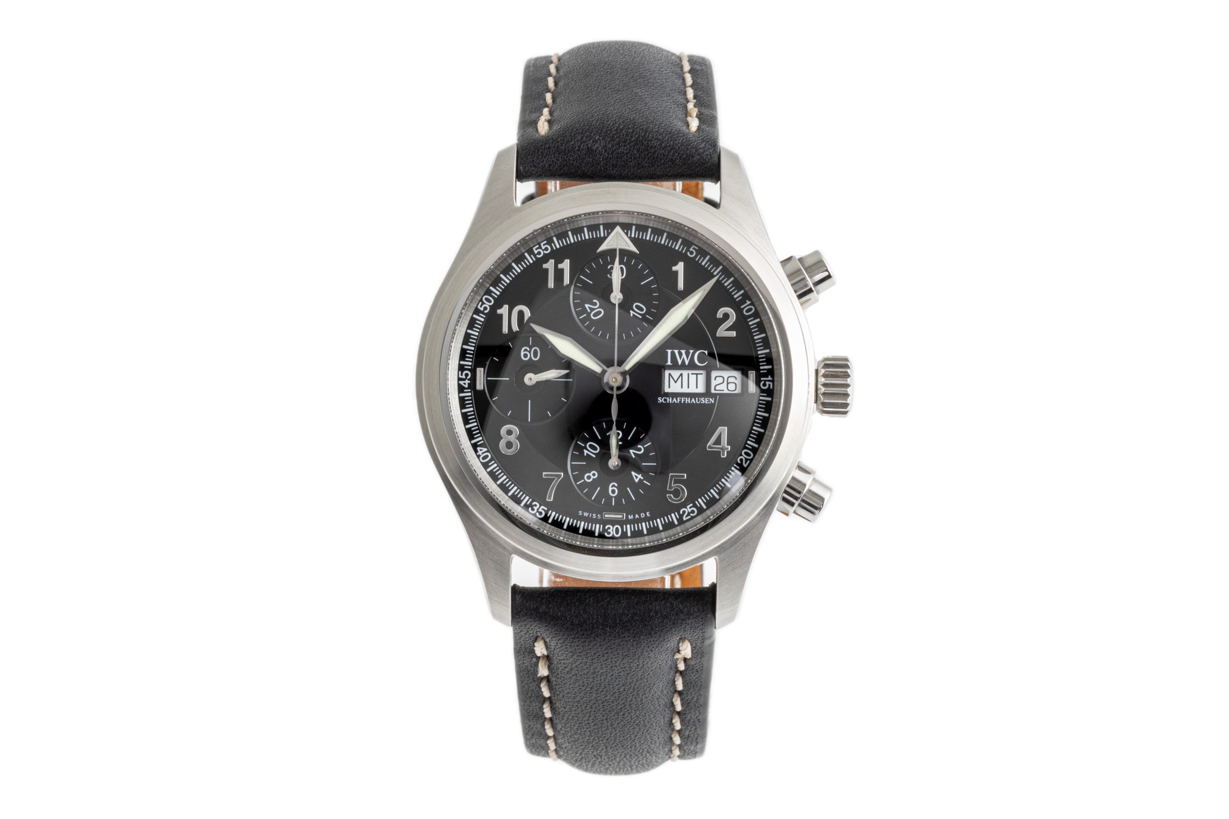 IWC Fliegerchronograph chronograph steel automatic men's watch IW3706  [2304161]