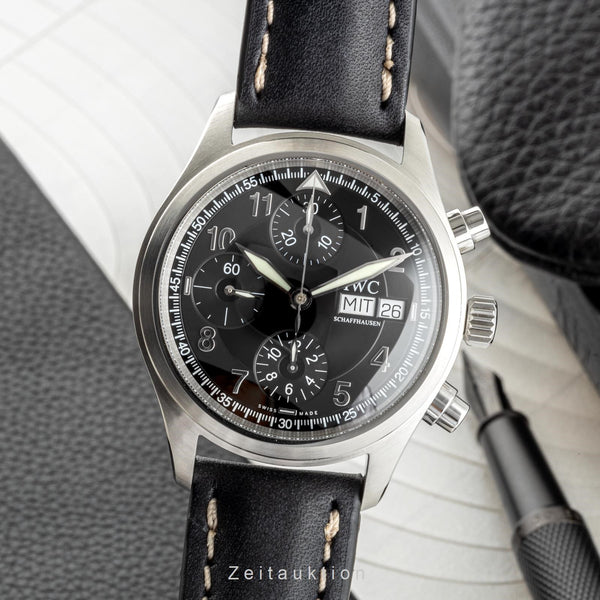 IWC Fliegerchronograph chronograph steel automatic men's watch IW3706  [2304161]