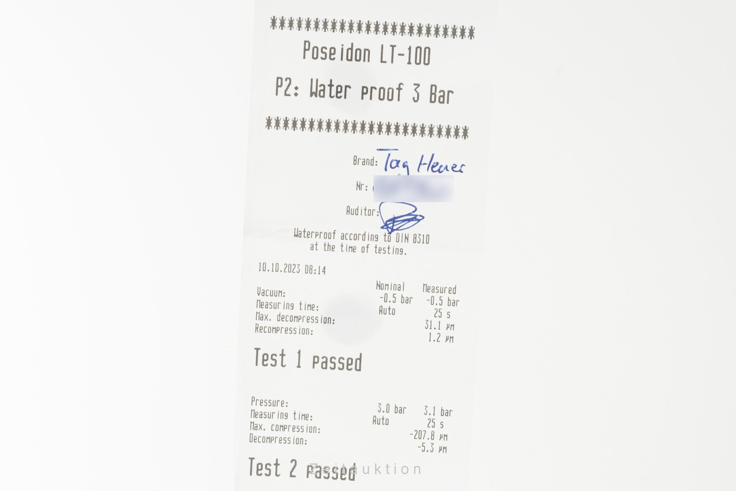 Tag Heuer Carrera steel automatic men's watch WV2112 LP: 3050EUR  [2304162]