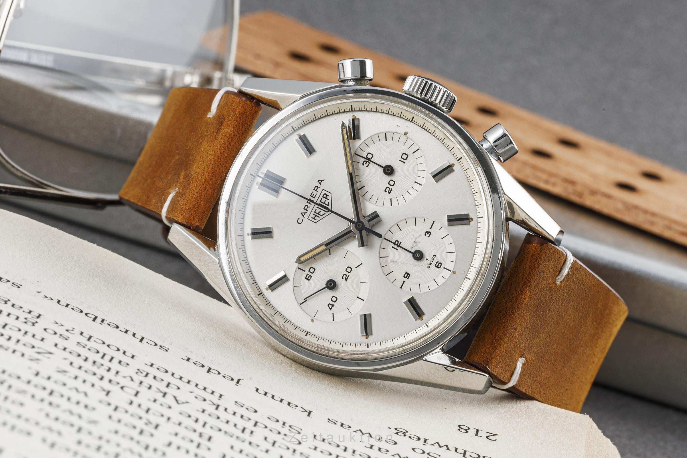 Tag Heuer Carrera chronograph steel manual winding men's watch 2447 LP: 0EUR  [2304164]