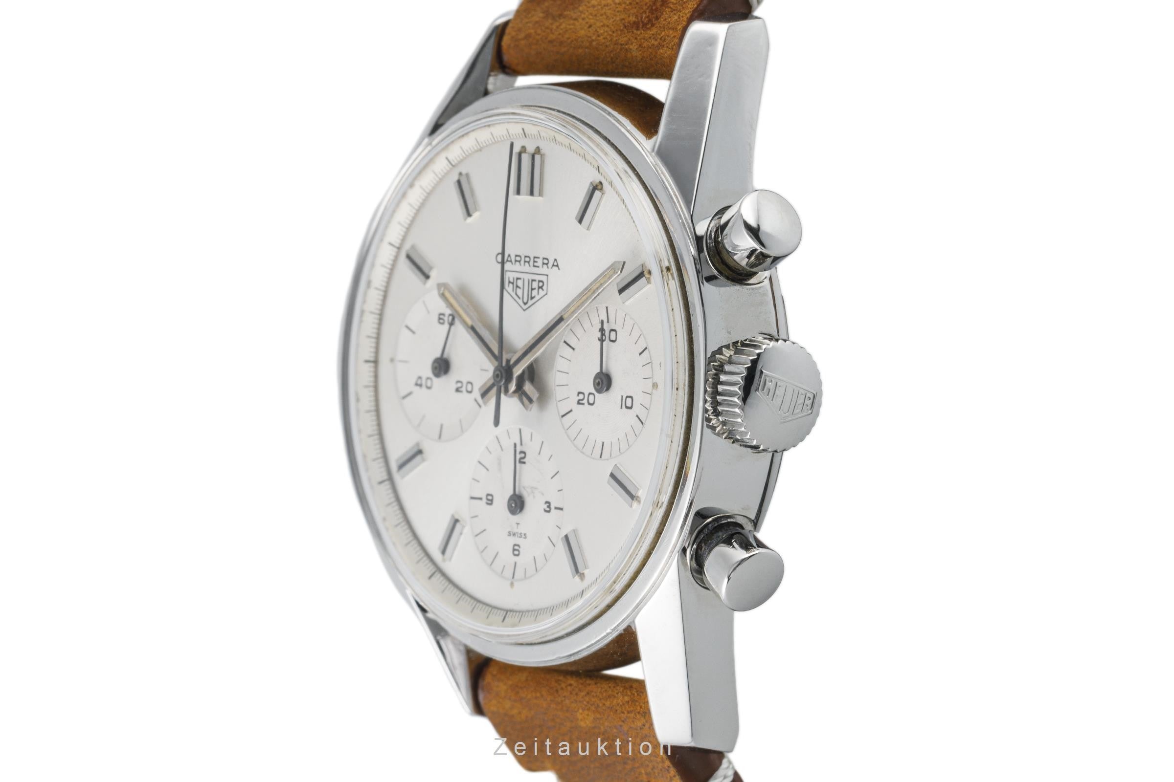 Tag Heuer Carrera chronograph steel manual winding men's watch 2447 LP: 0EUR  [2304164]