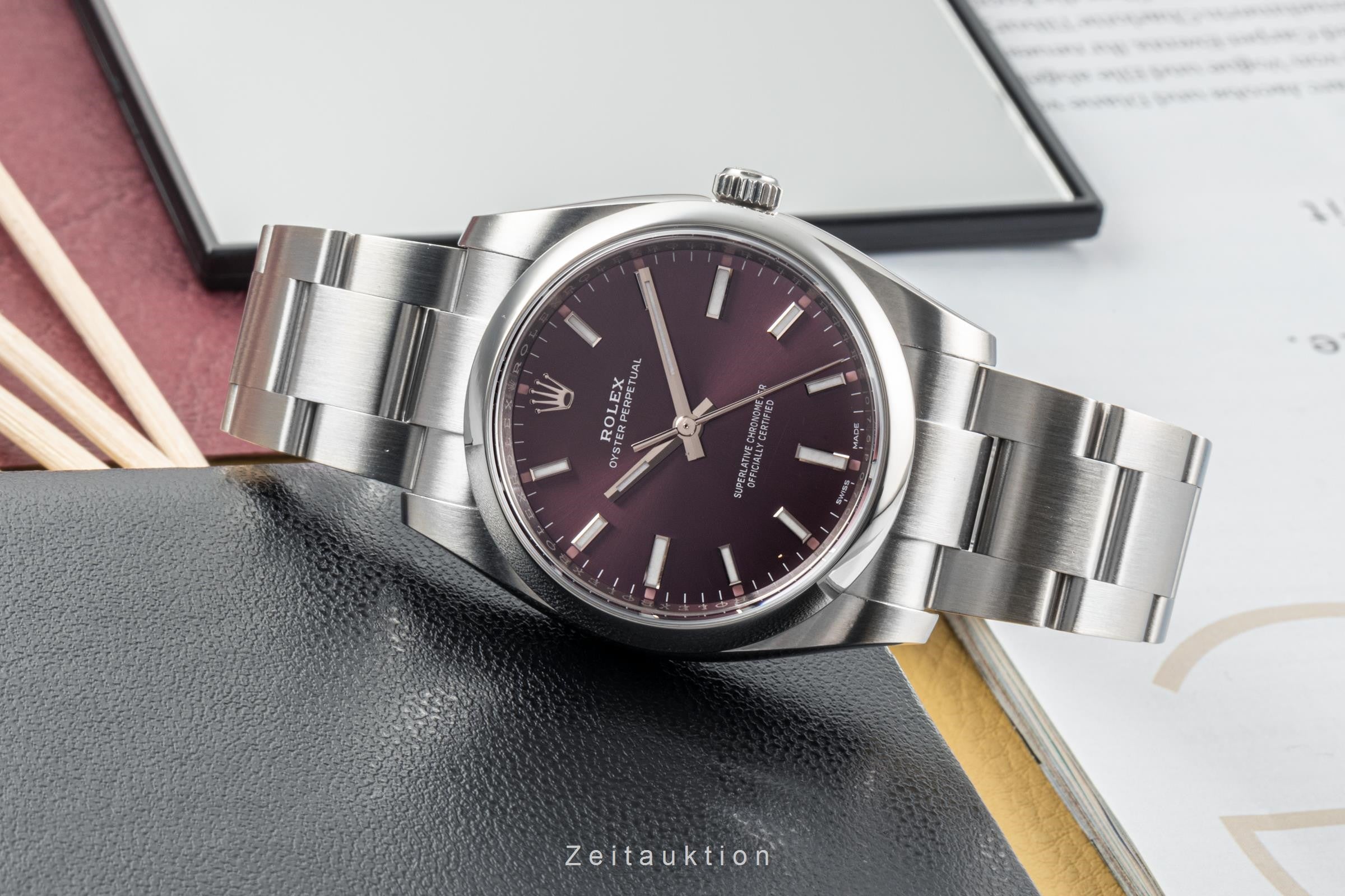 Rolex Oyster Perpetual acier automatique montre pour hommes 114200  [2304192]