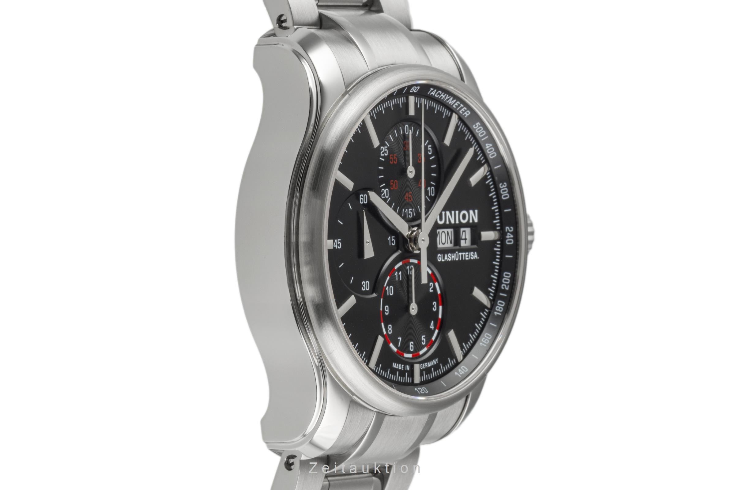 Union Glashütte Viro Chronograph Stahl Automatik Herrenuhr D001.414A VP: 2550,-€ [2304246]