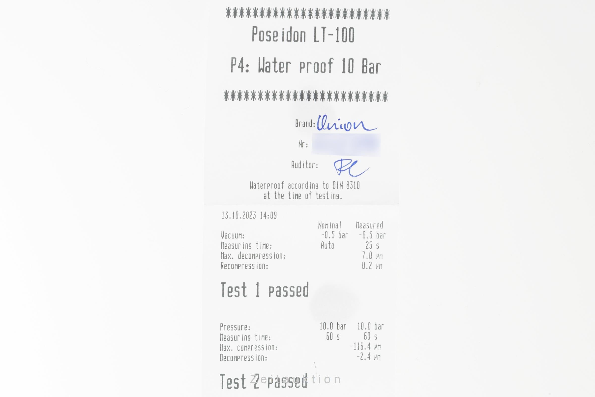 Union Glashütte Viro Chronograph Stahl Automatik Herrenuhr D001.414A VP: 2550,-€ [2304246]