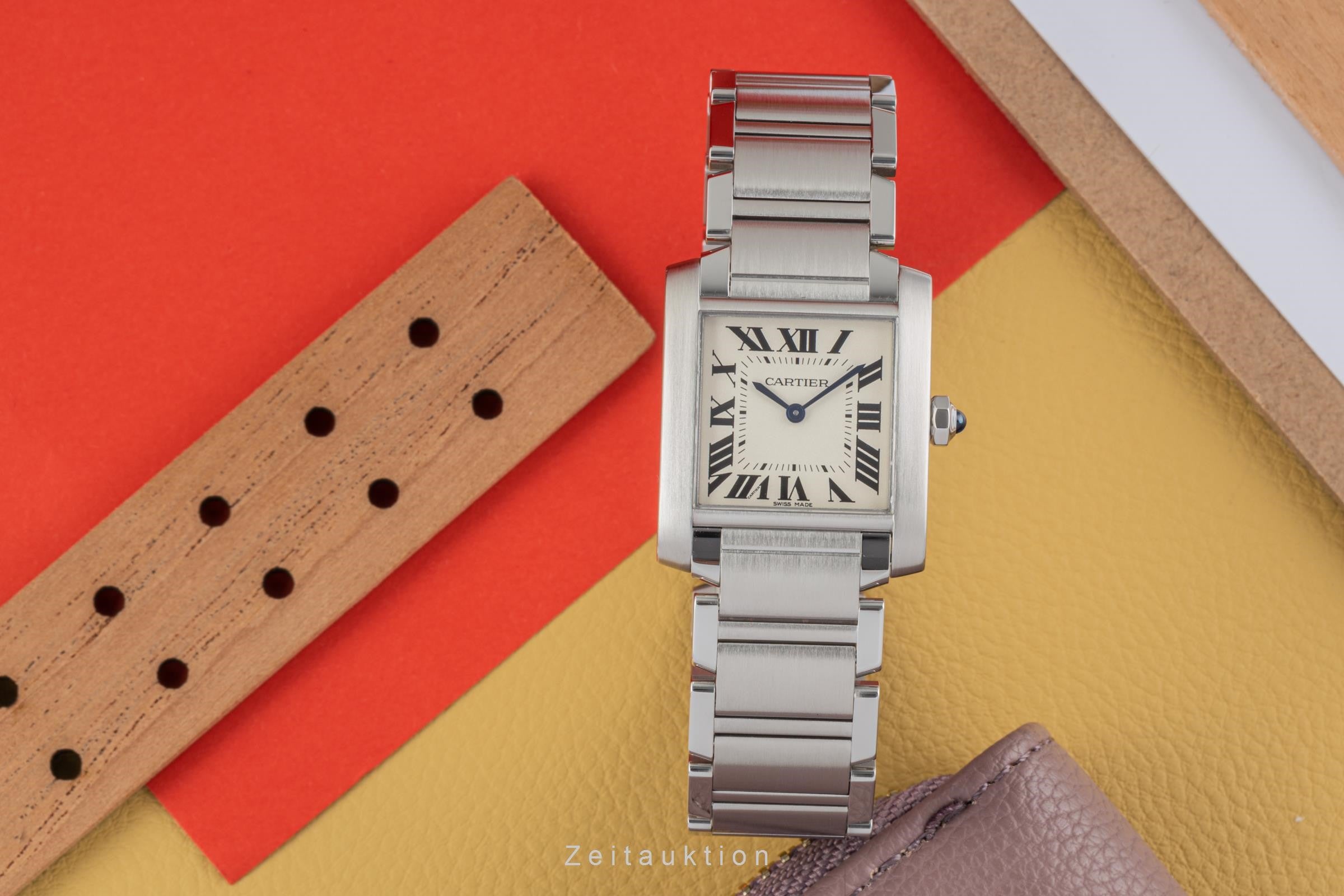 Cartier Tank Francaise acier quartz montre pour femmes WSTA0005, 3751  [2304253]