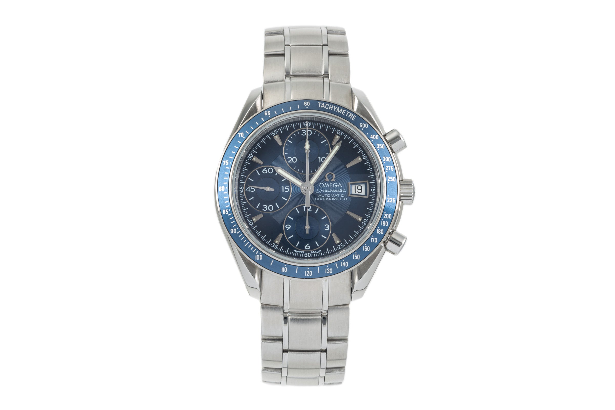 Omega Speedmaster chronograph steel automatic Kal. 1164 Ref