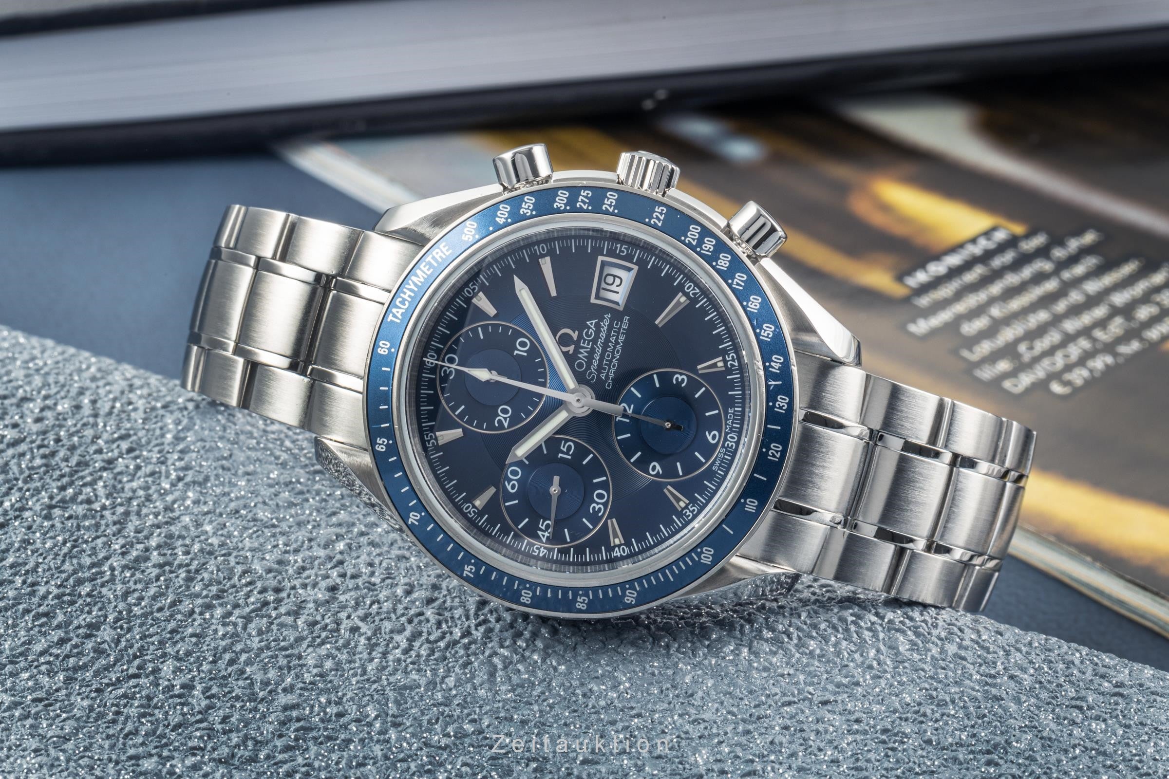 Omega Speedmaster chronograph steel automatic men's watch 3212.80.00, 178.0057 LP: 6100EUR  [2304258]