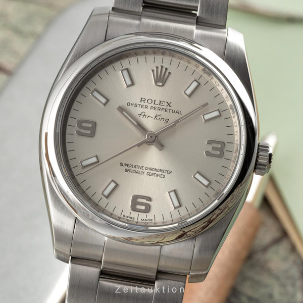 Rolex Air King acciaio automatismo orologio da uomo 114200  [2304265]