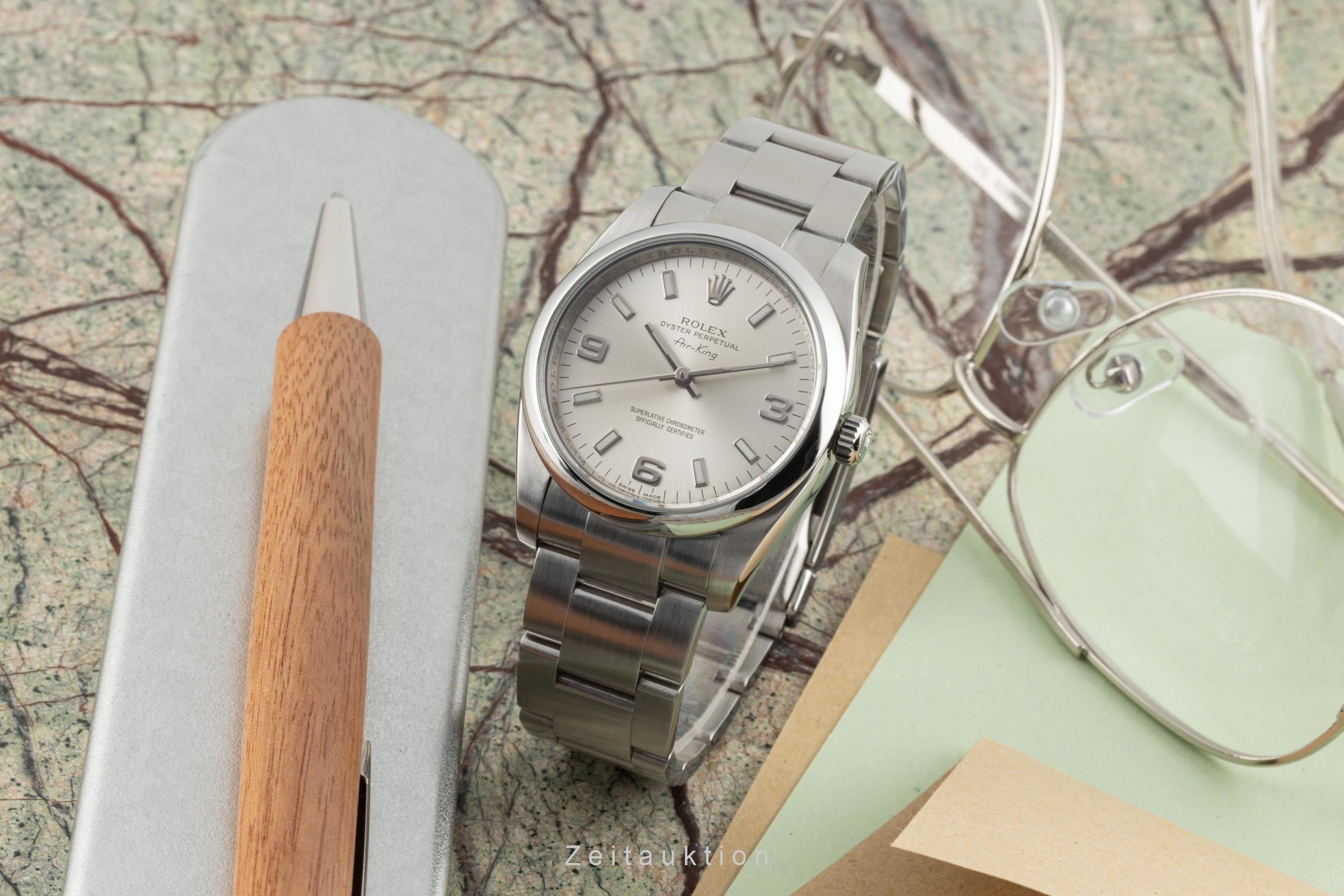 Rolex Air King acciaio automatismo orologio da uomo 114200  [2304265]