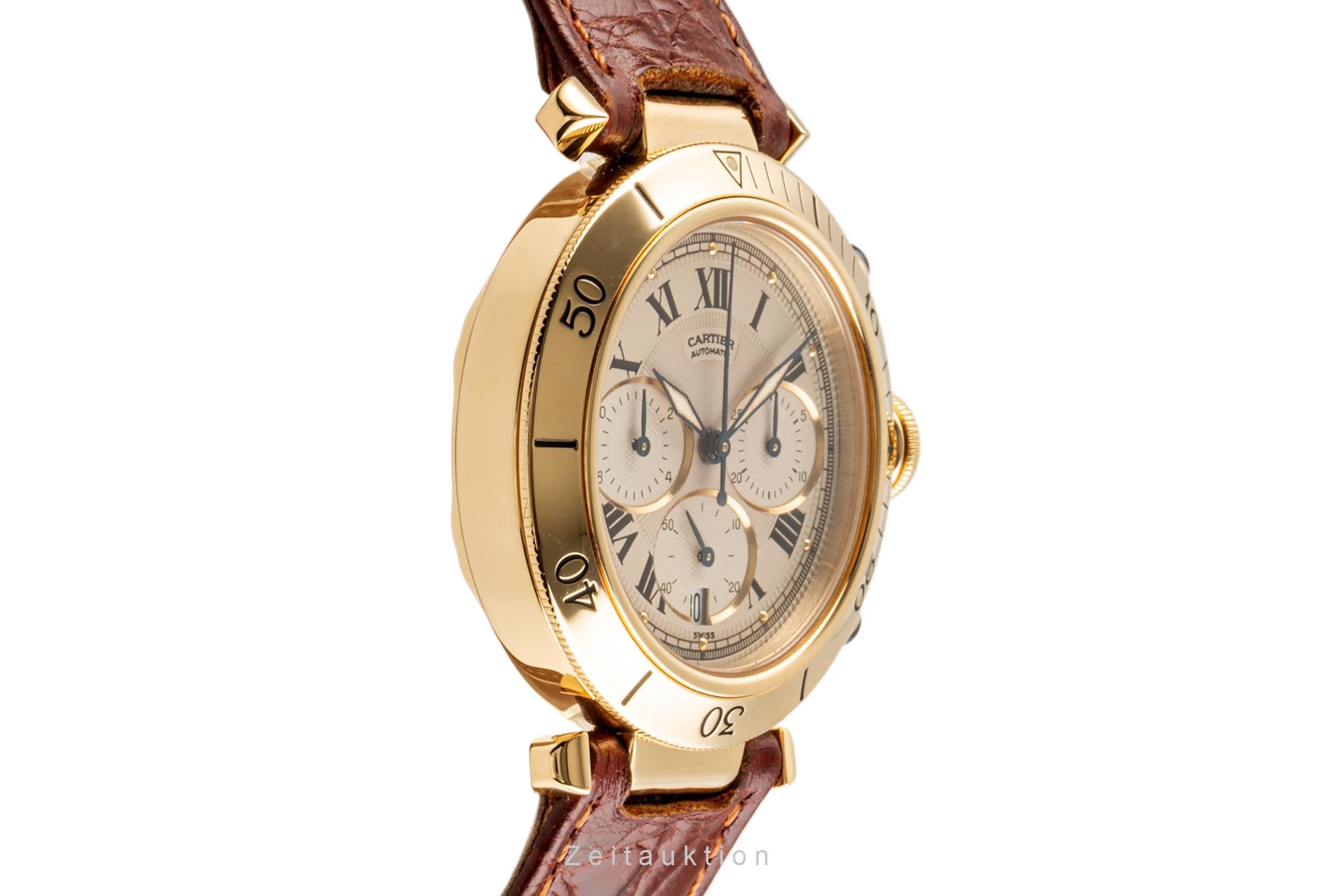 Cartier Pasha chronographe or 18 ct automatique montre pour hommes 2111, W3007751 LP: 27900EUR  [2304268]
