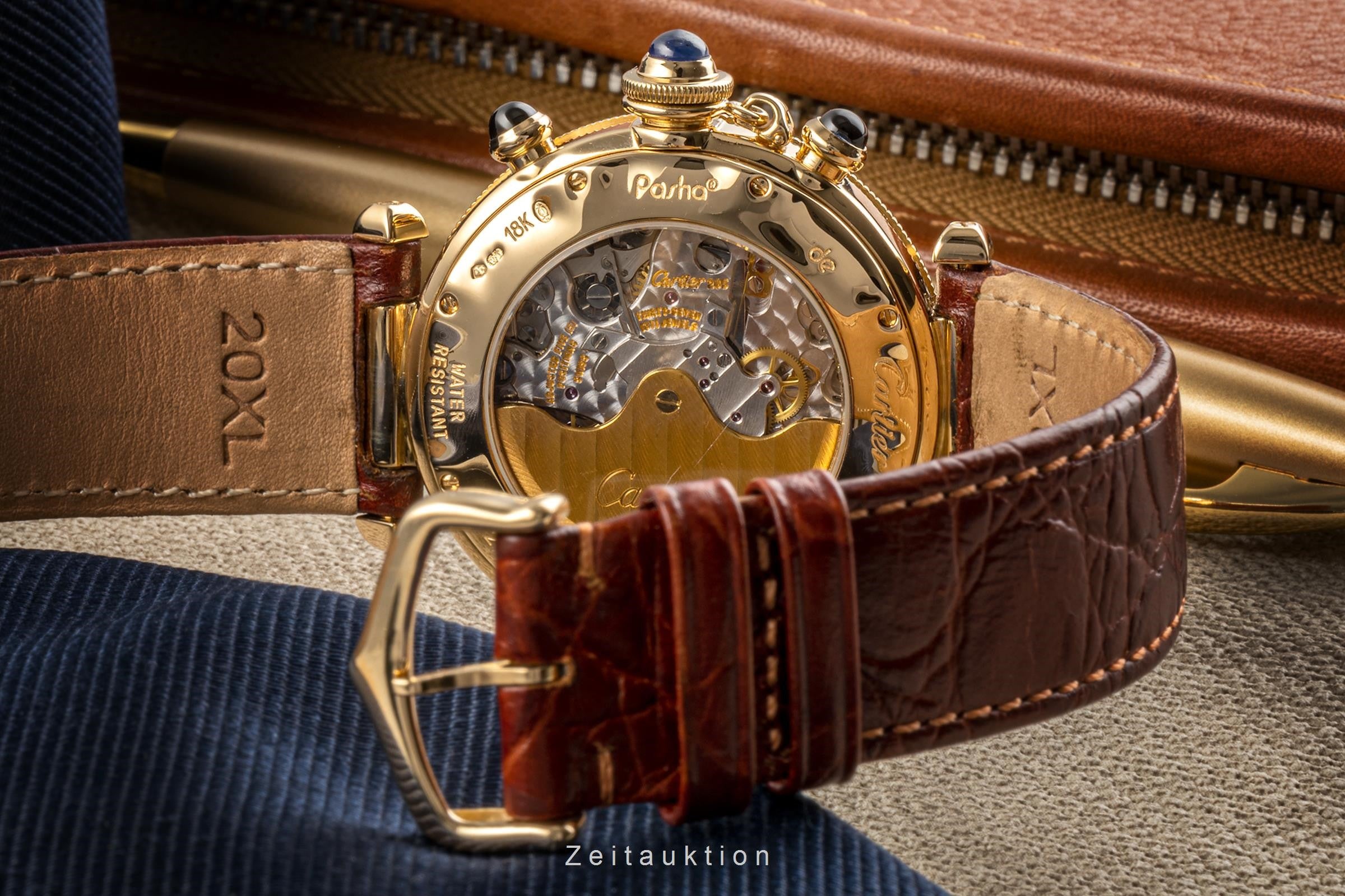 Cartier Pasha chronographe or 18 ct automatique montre pour hommes 2111, W3007751 LP: 27900EUR  [2304268]