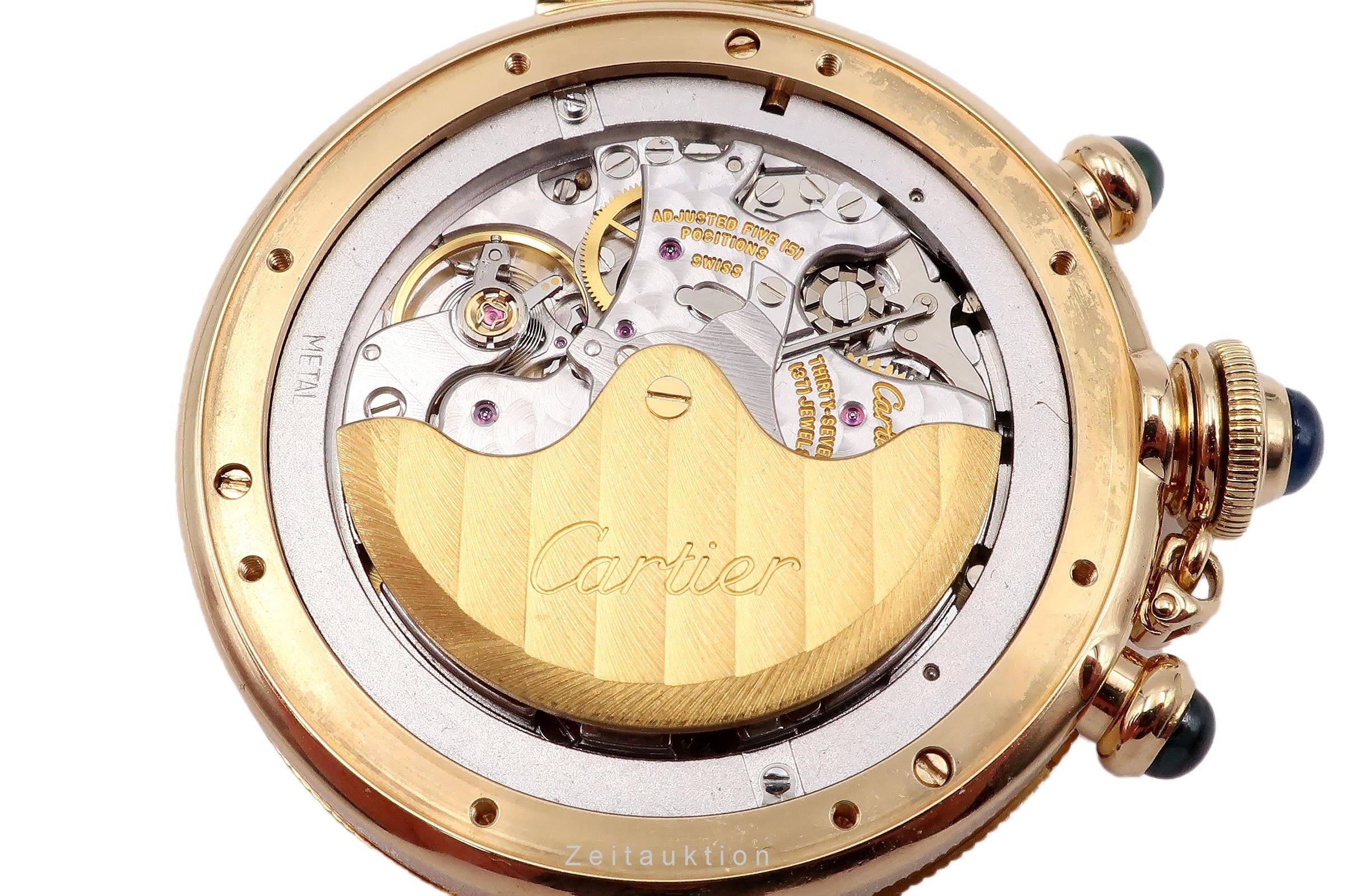 Cartier Pasha chronographe or 18 ct automatique montre pour hommes 2111, W3007751 LP: 27900EUR  [2304268]