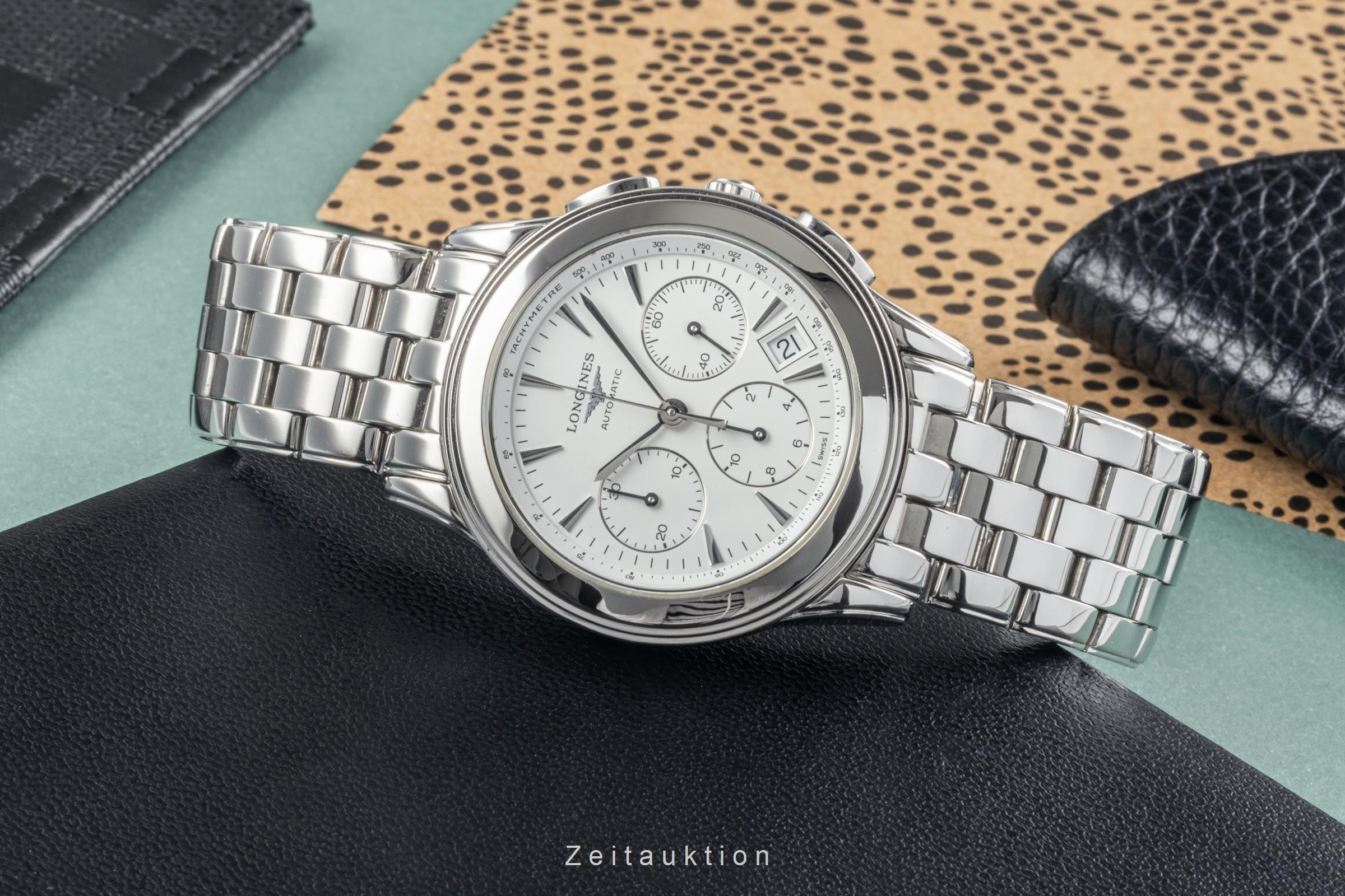 Longines Flagship chronograph steel automatic men's watch L4.718.4  [2304273]