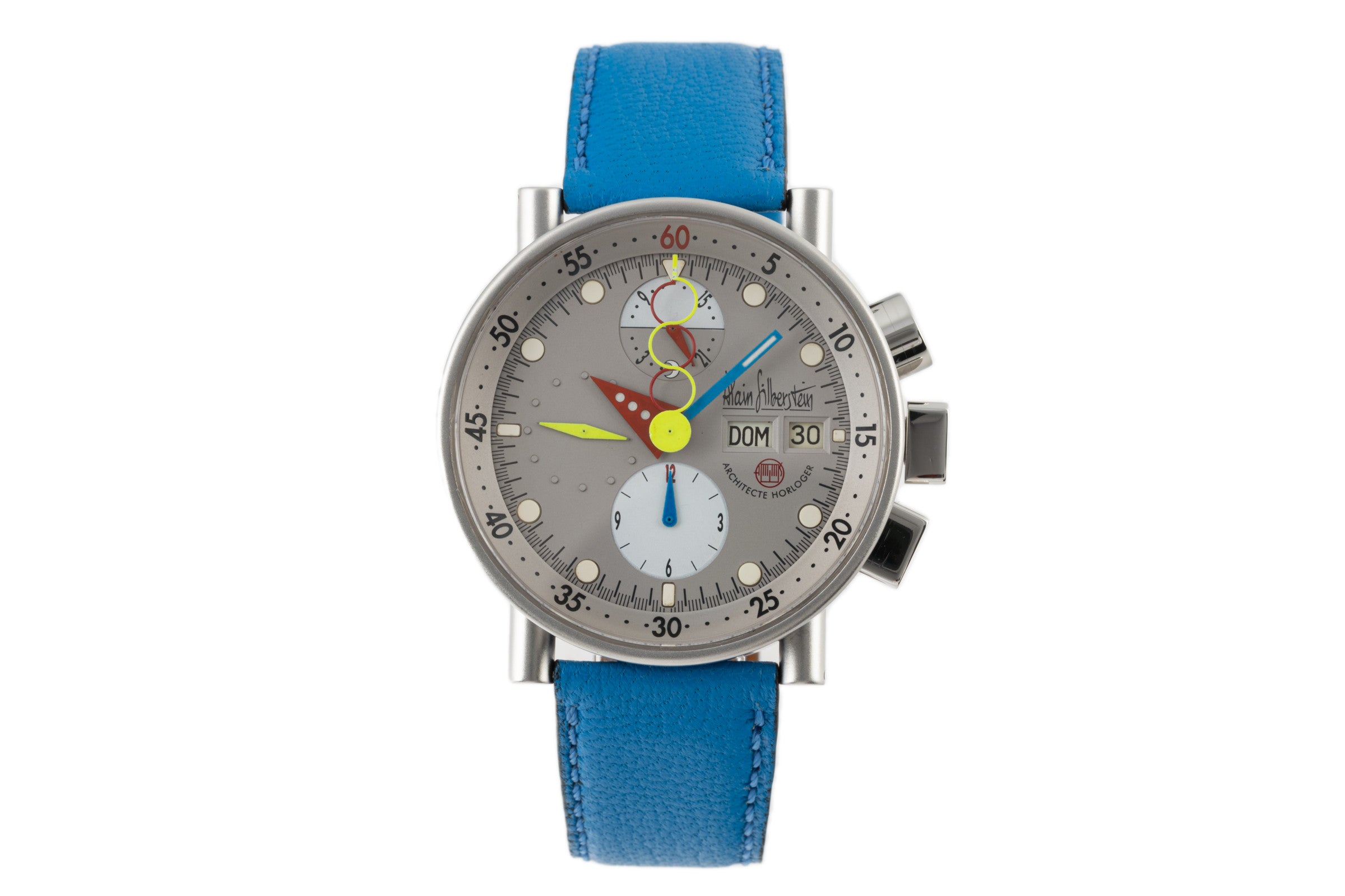 Alain Silberstein Krono Bauhaus Chronograph Stahl Automatik Herrenuhr Limitiert [2304286]