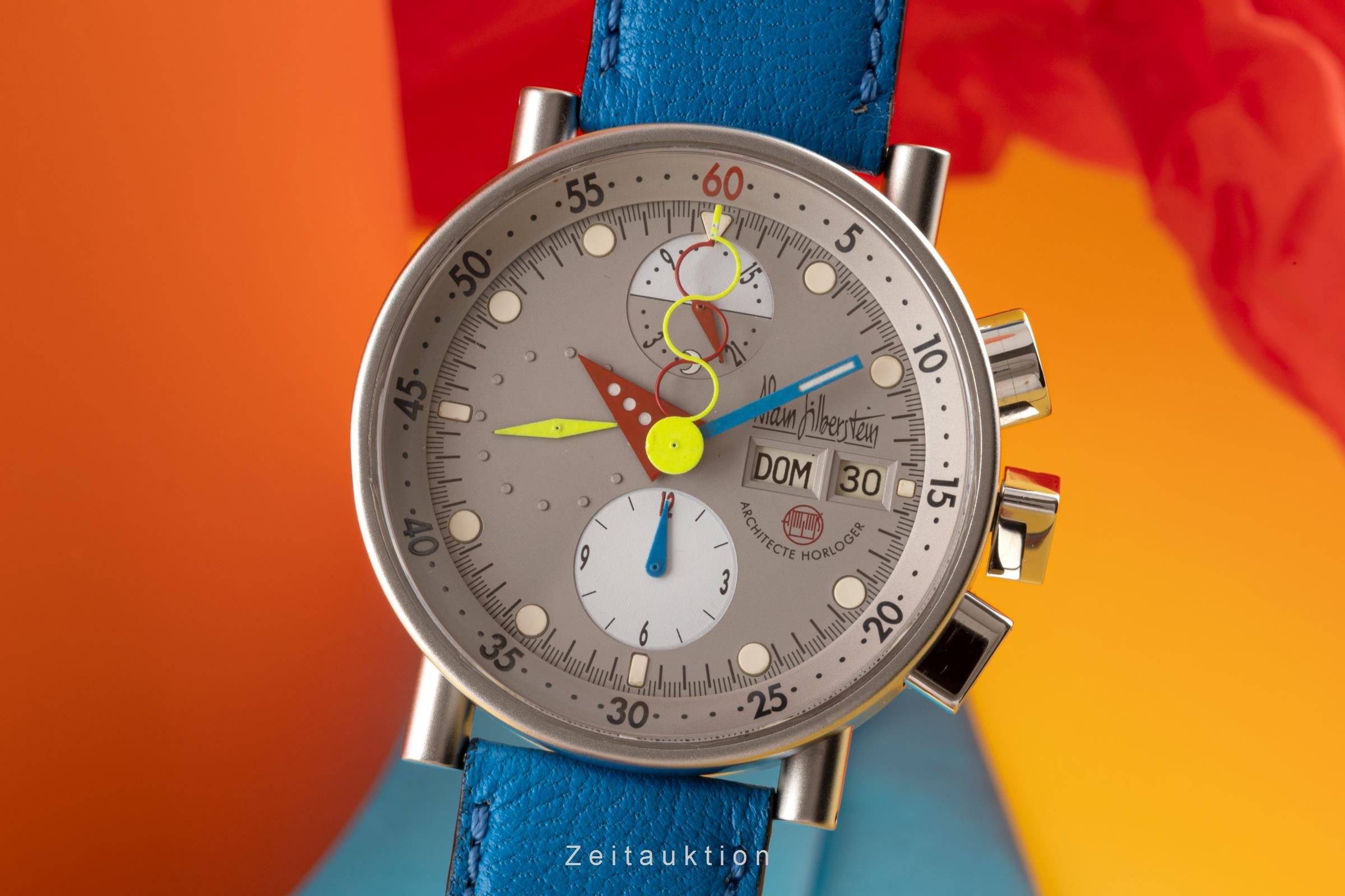 Alain Silberstein Krono Bauhaus chronograph steel automatic