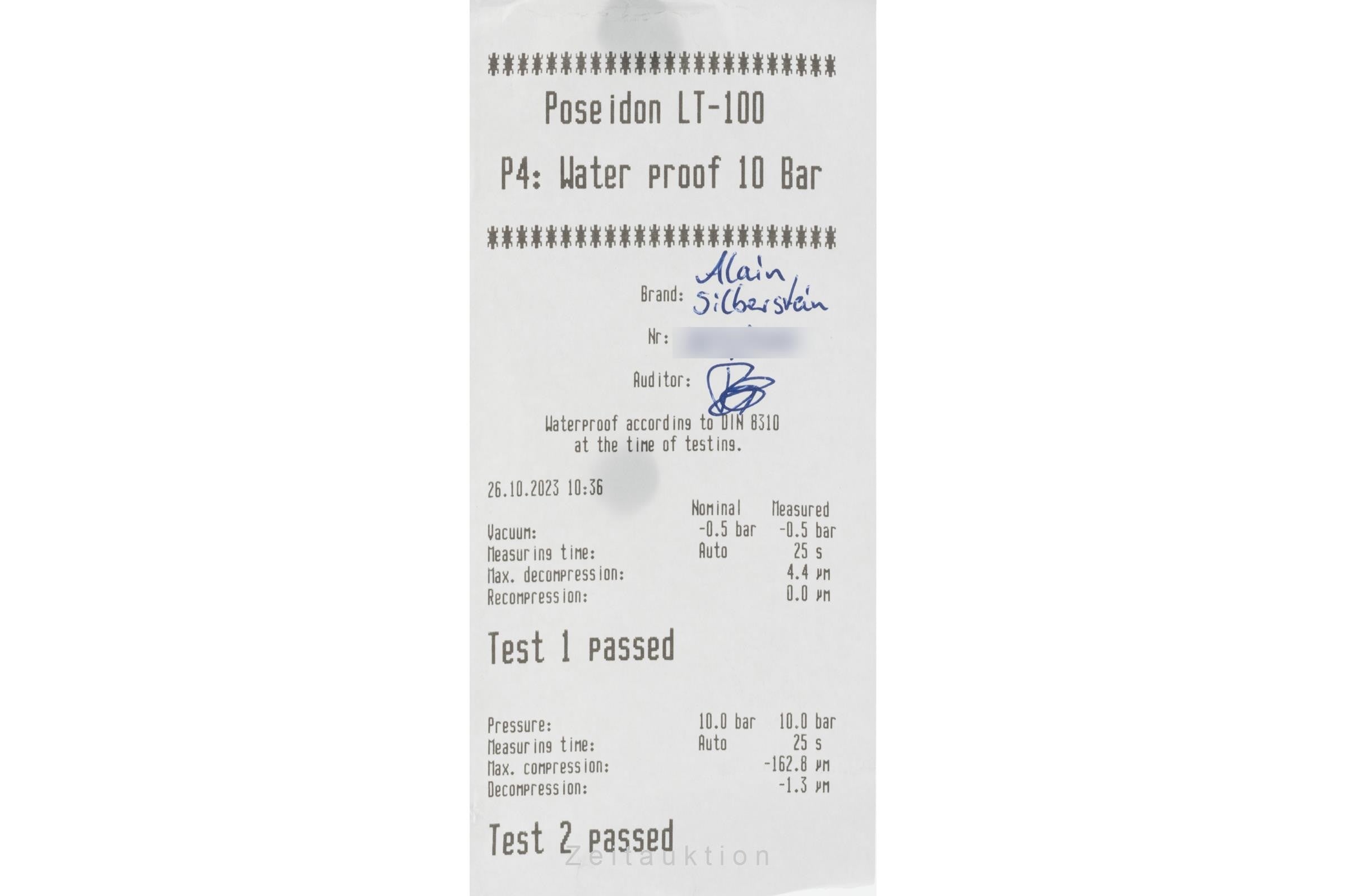 Alain Silberstein Krono Bauhaus Chronograph Stahl Automatik Herrenuhr Limitiert [2304286]