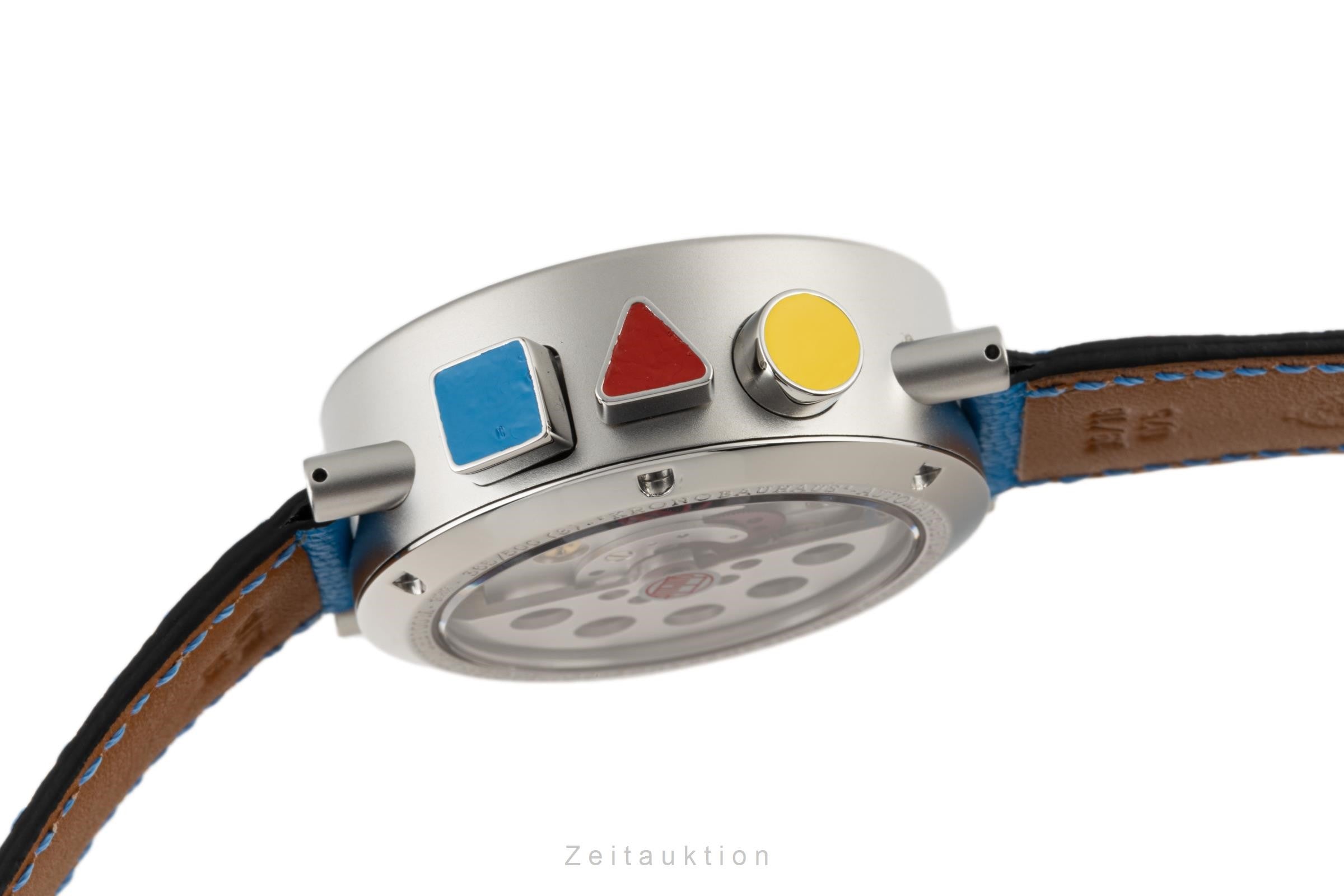 Alain Silberstein Krono Bauhaus Chronograph Stahl Automatik Herrenuhr Limitiert [2304286]