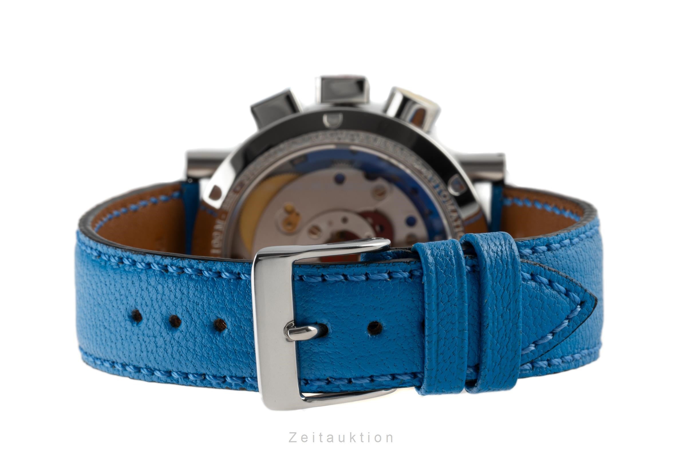 Alain Silberstein Krono Bauhaus Chronograph Stahl Automatik Herrenuhr Limitiert [2304286]