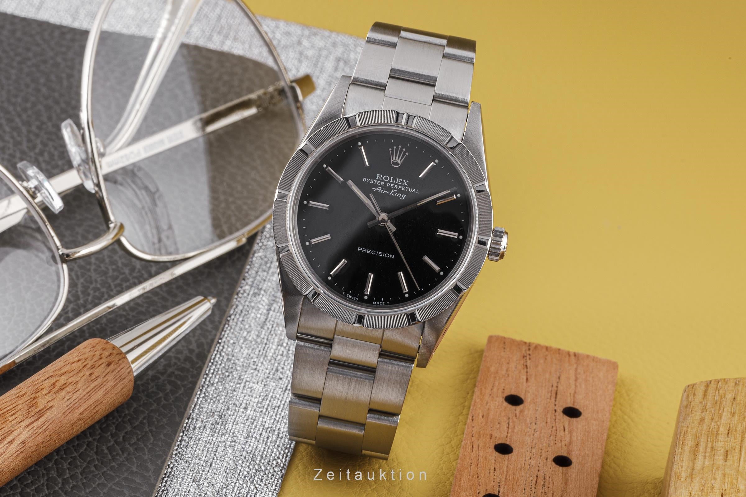 Rolex Air King steel automatic men's watch 14010  [2304290]