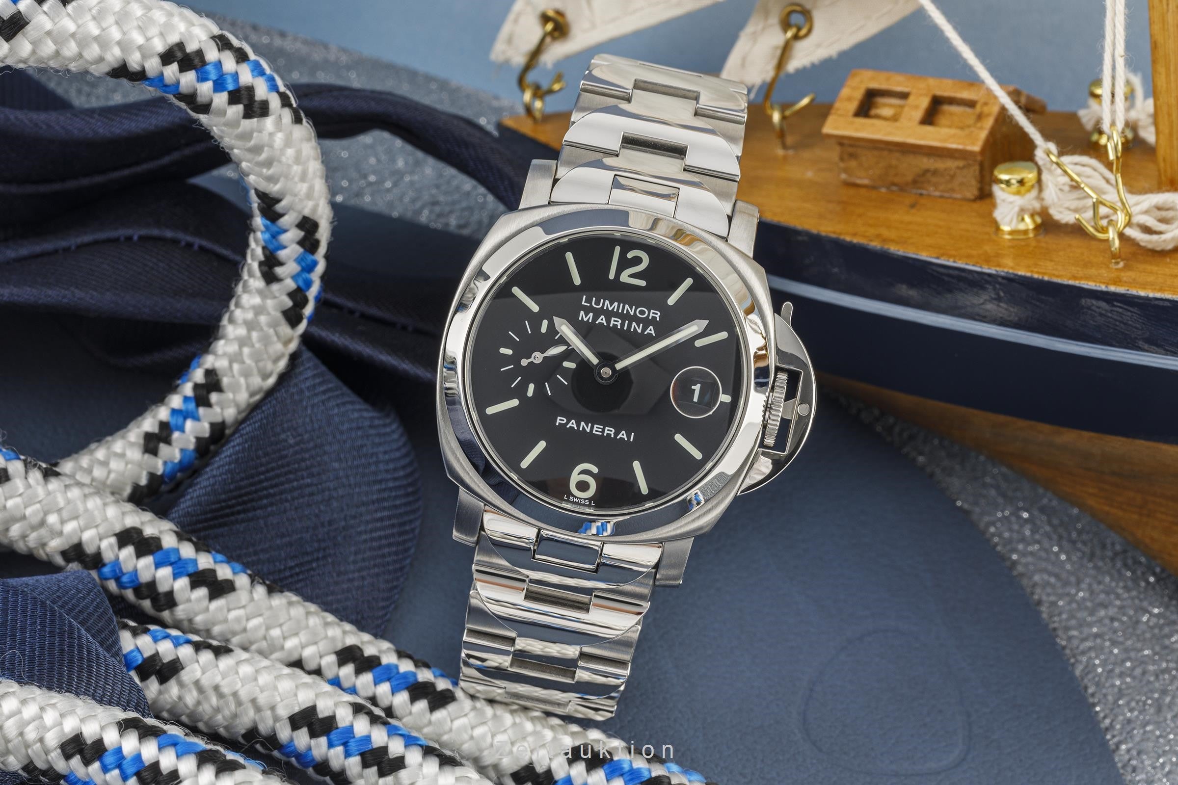 Panerai Luminor Marina acero automático reloj para caballeros PAM00050, OP6560 LP: 7900EUR  [2304347]