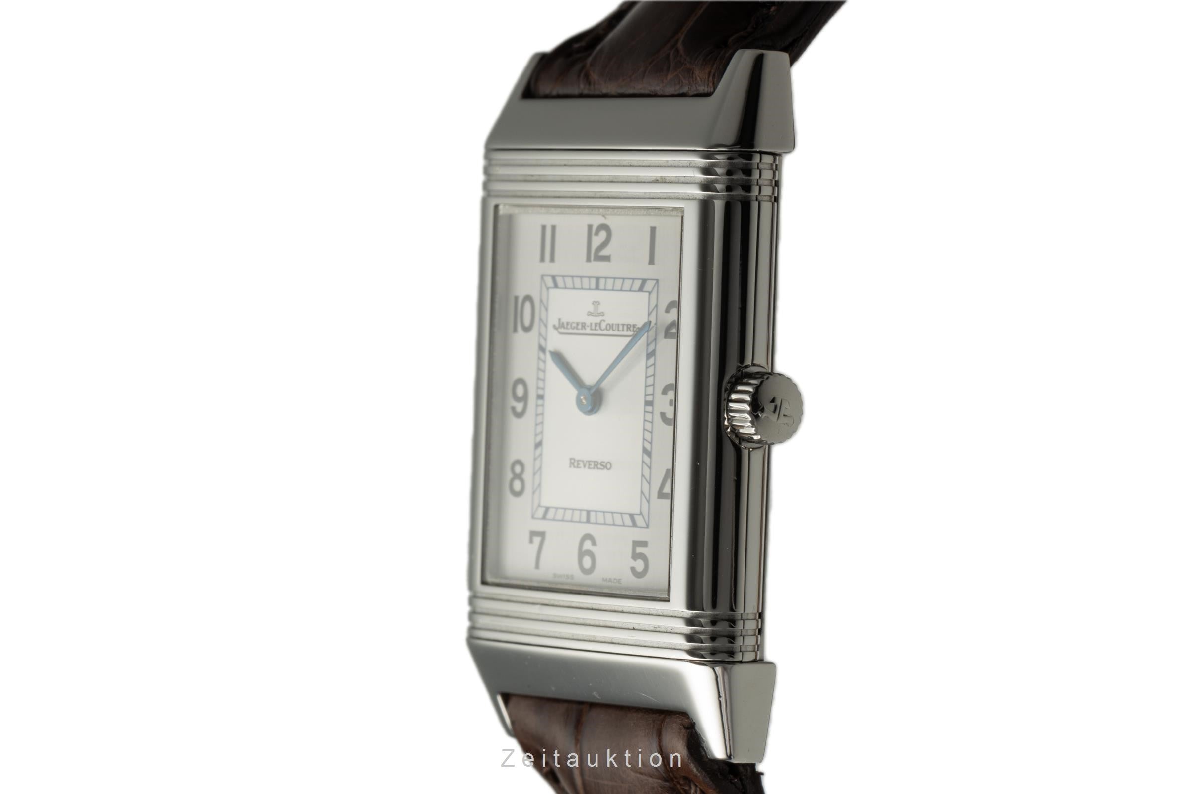 Jaeger LeCoultre Reverso acier à remontage manuel montre pour hommes Q2508410, 252.8.86 LP: 8450EUR  [2304358]