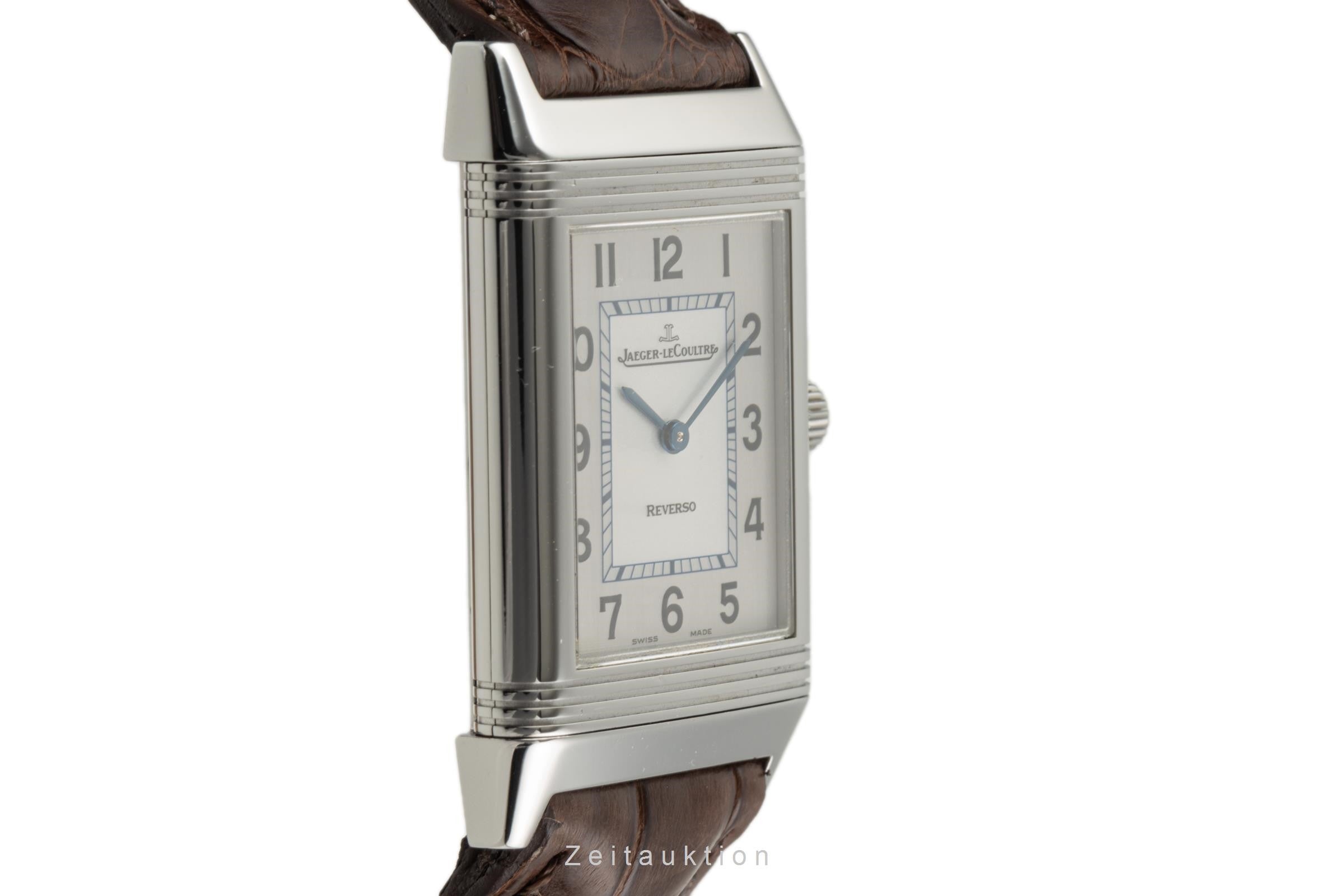 Jaeger LeCoultre Reverso acier à remontage manuel montre pour hommes Q2508410, 252.8.86 LP: 8450EUR  [2304358]