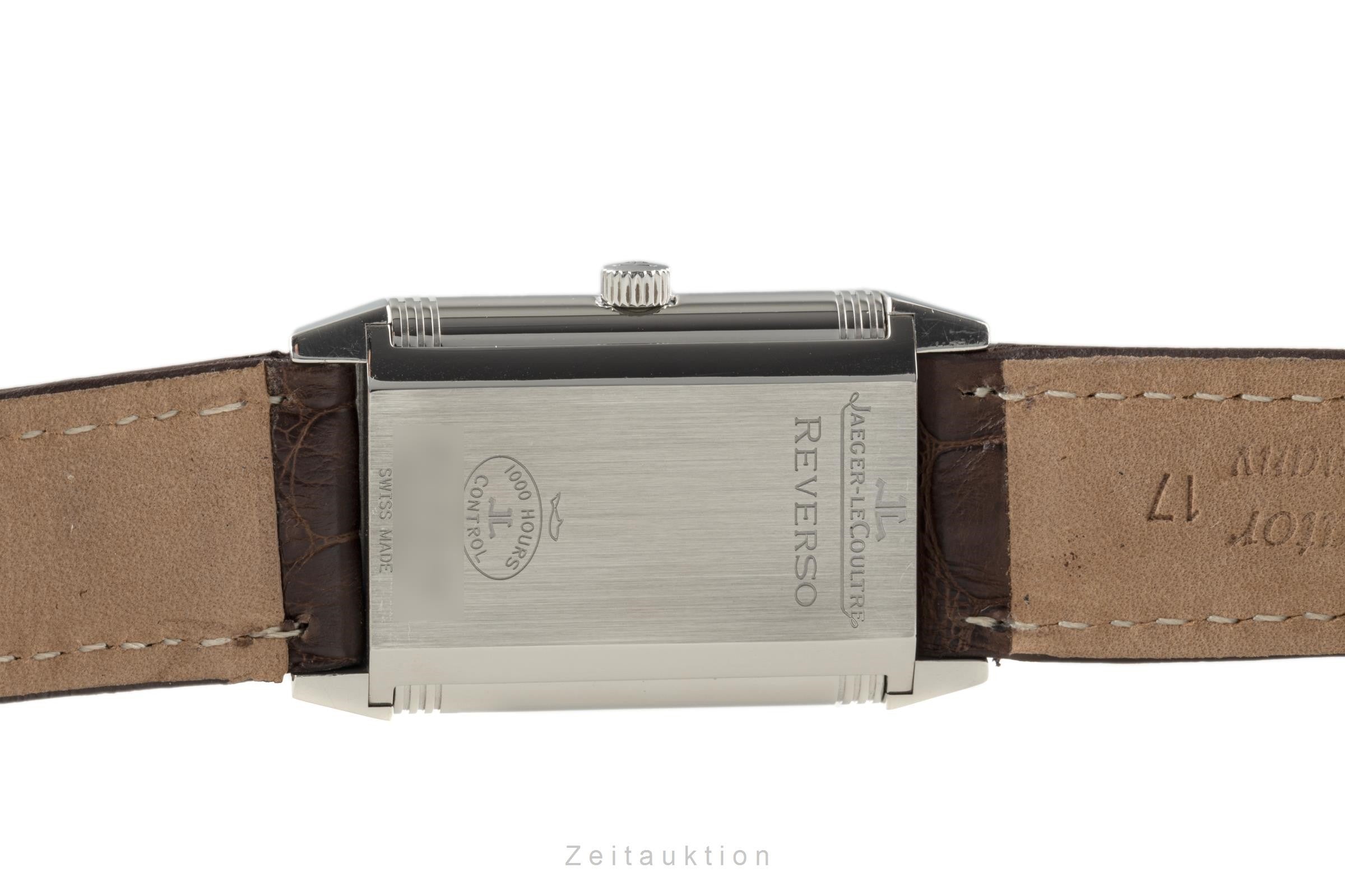 Jaeger LeCoultre Reverso acier à remontage manuel montre pour hommes Q2508410, 252.8.86 LP: 8450EUR  [2304358]